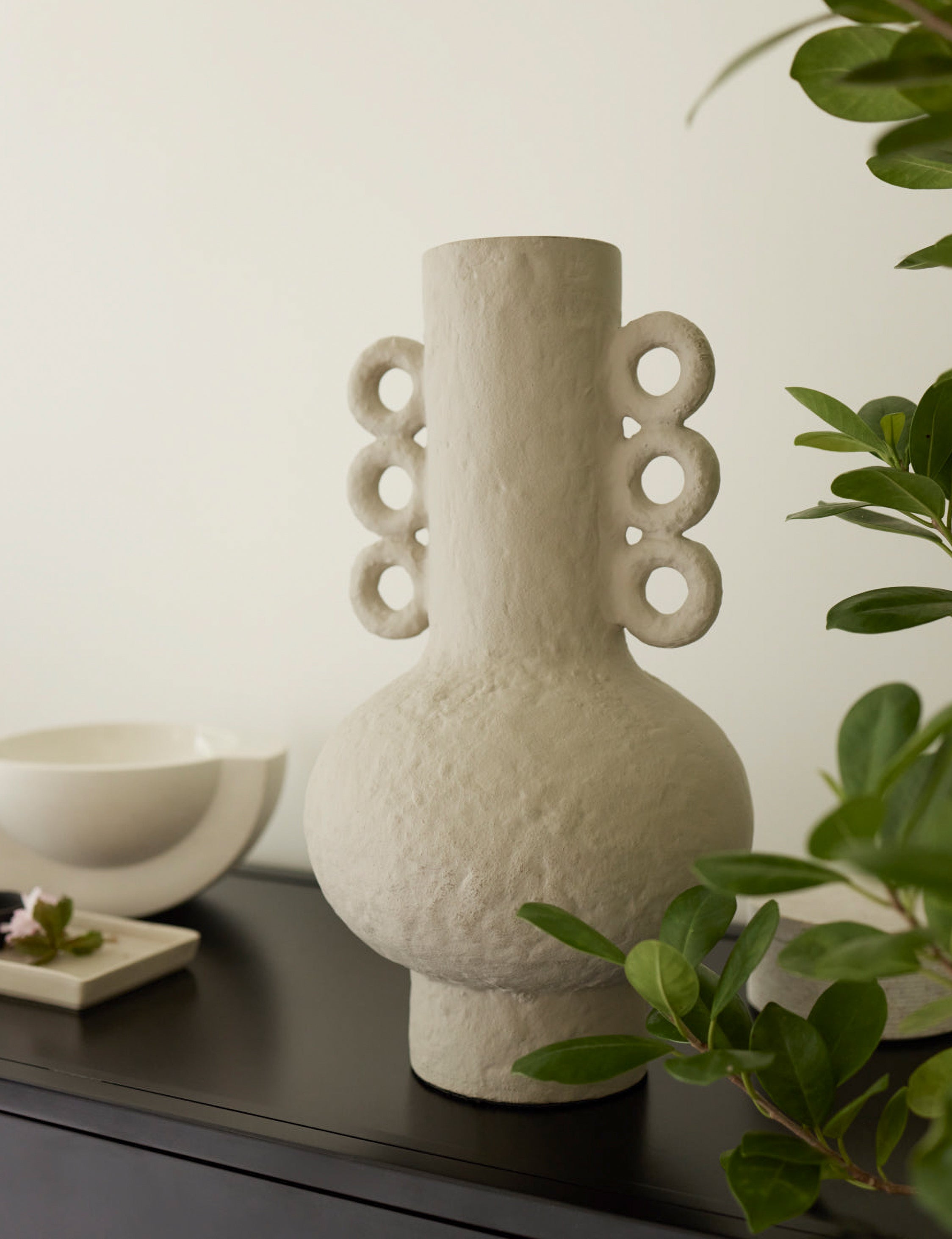 Lulu and Georgia Chandra Metal Decorative Vase by Regina Andrew