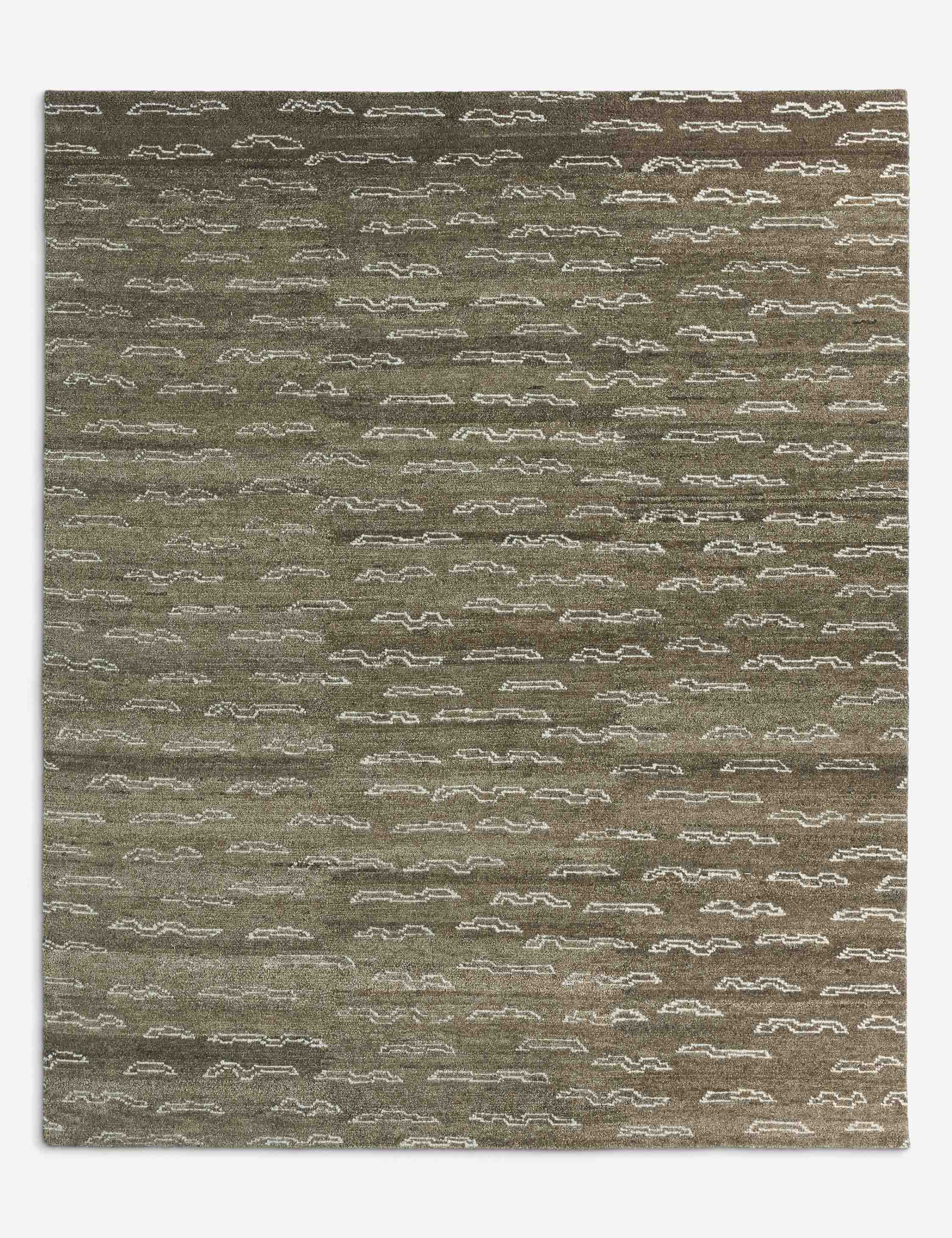 Lulu and Georgia Katri Hand-Knotted Wool Rug – Brown