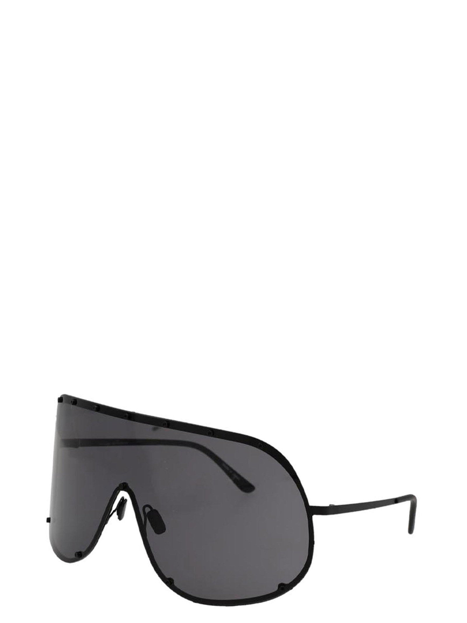 Rick Owens Shield Sunglasses – 100% steel - view 2