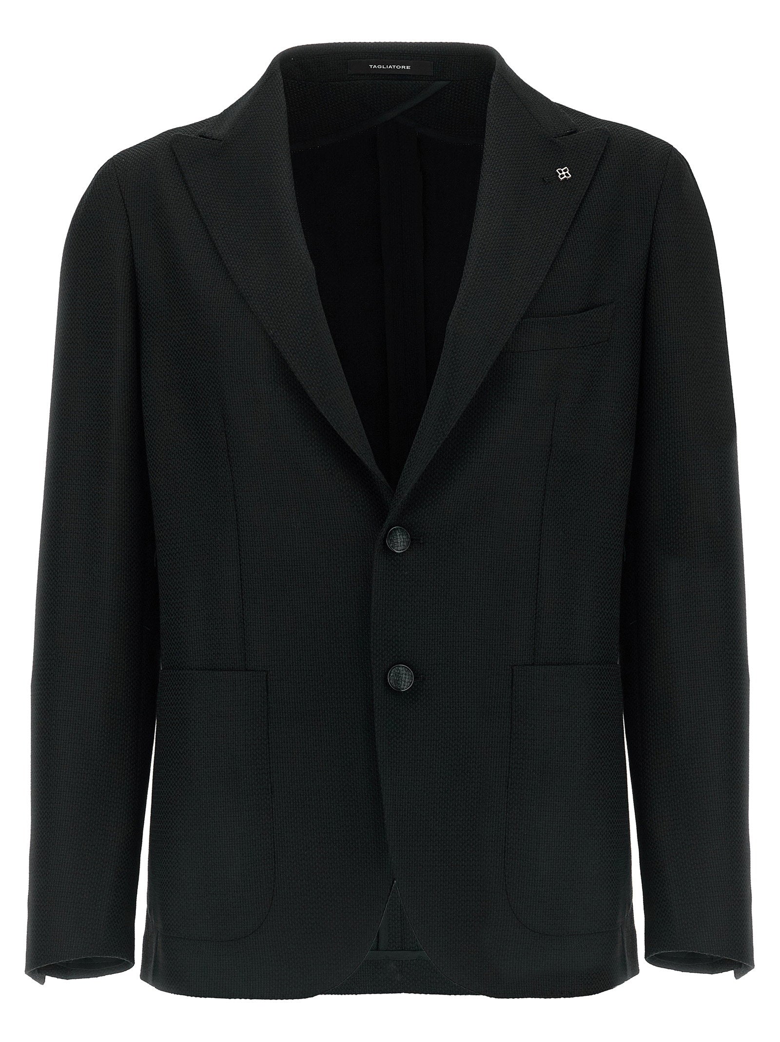Tagliatore Micro Squares Blazer – 100% virgin wool