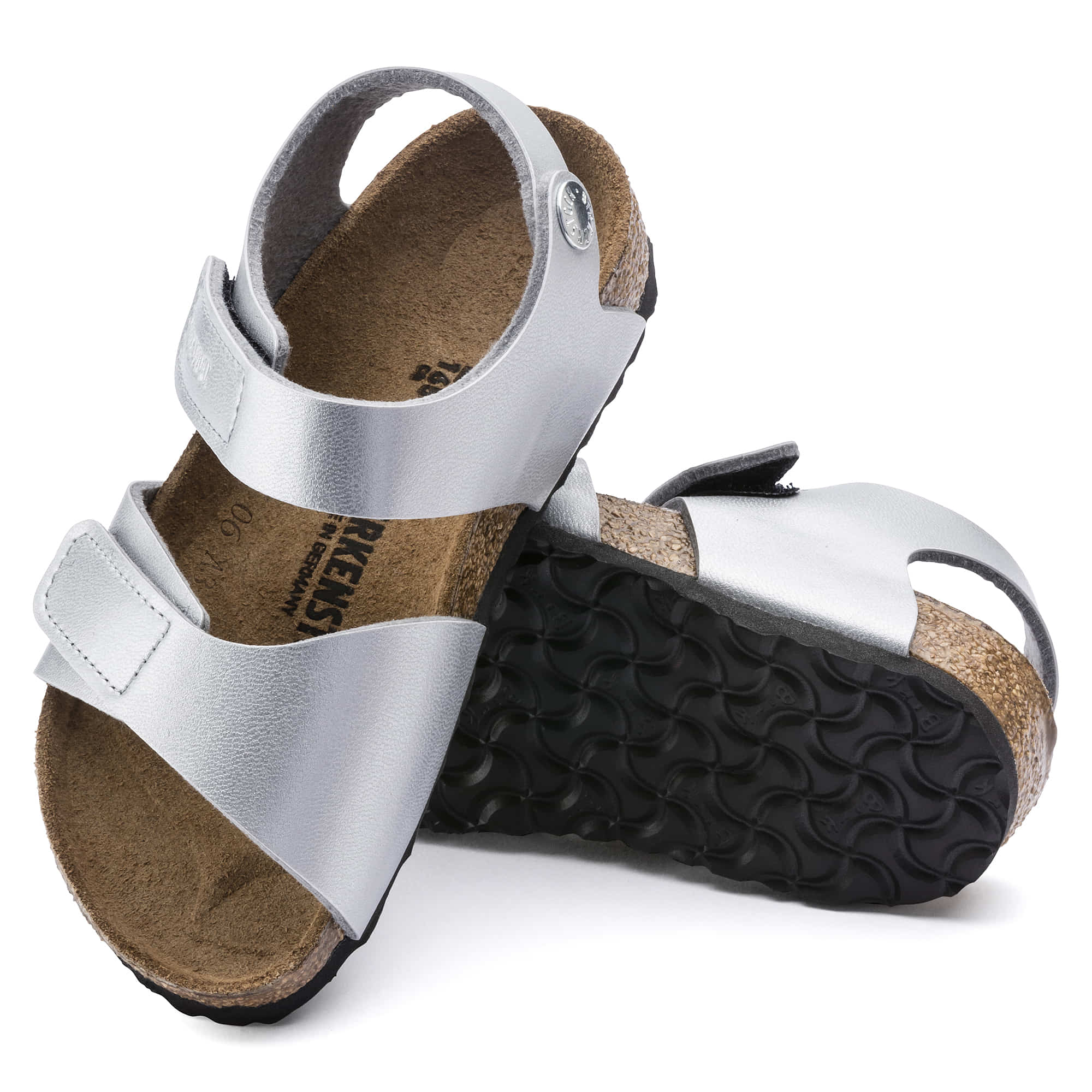 Birkenstock Palu Kids Birko-Flor – Silver Silver