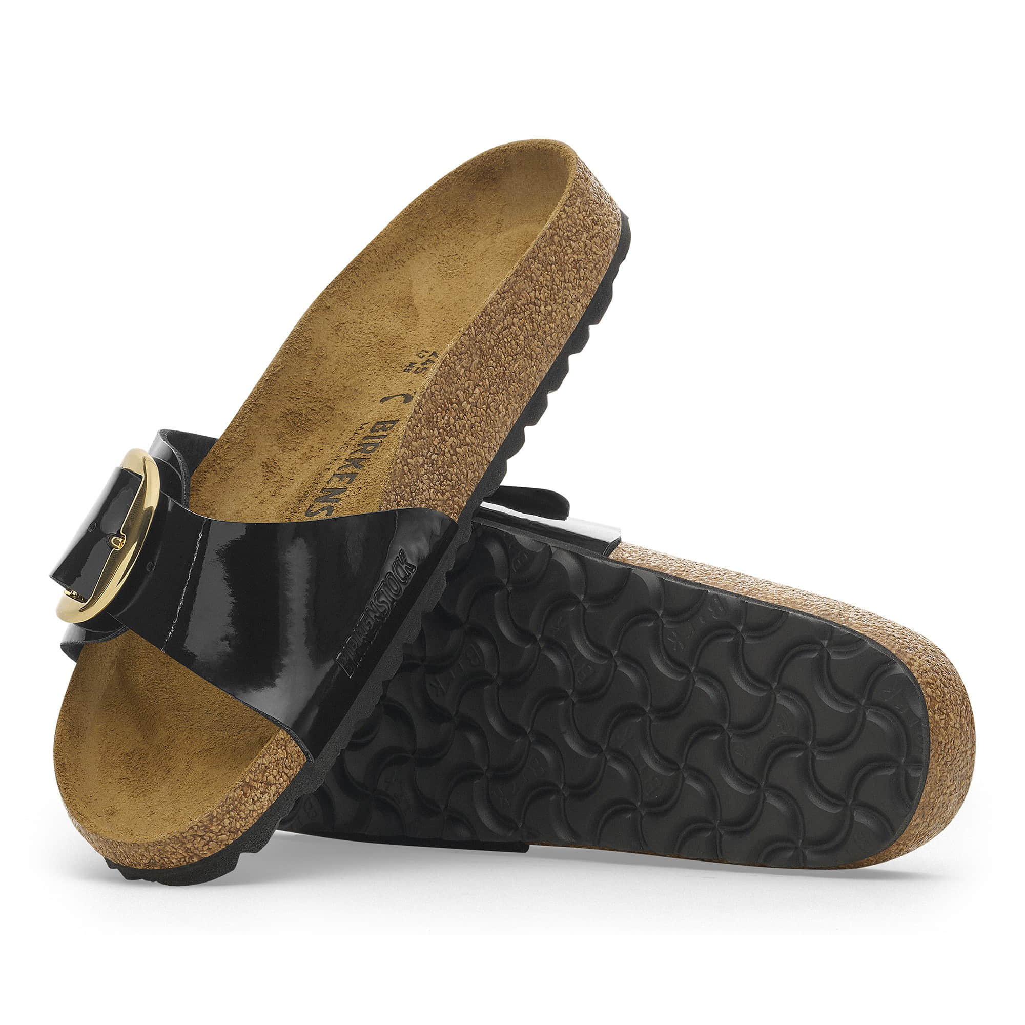 Birkenstock Madrid Big Buckle Birko-Flor Patent