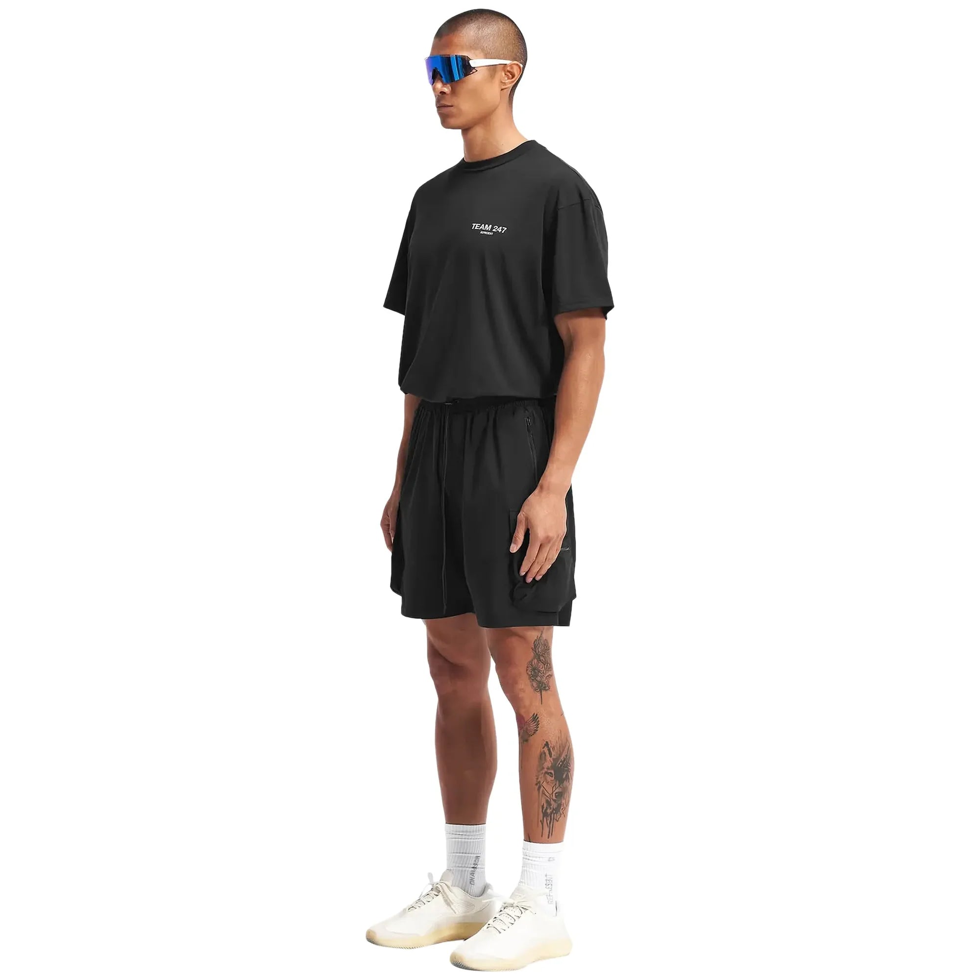 Represent | 247 SHORTS { BLACK - view 6