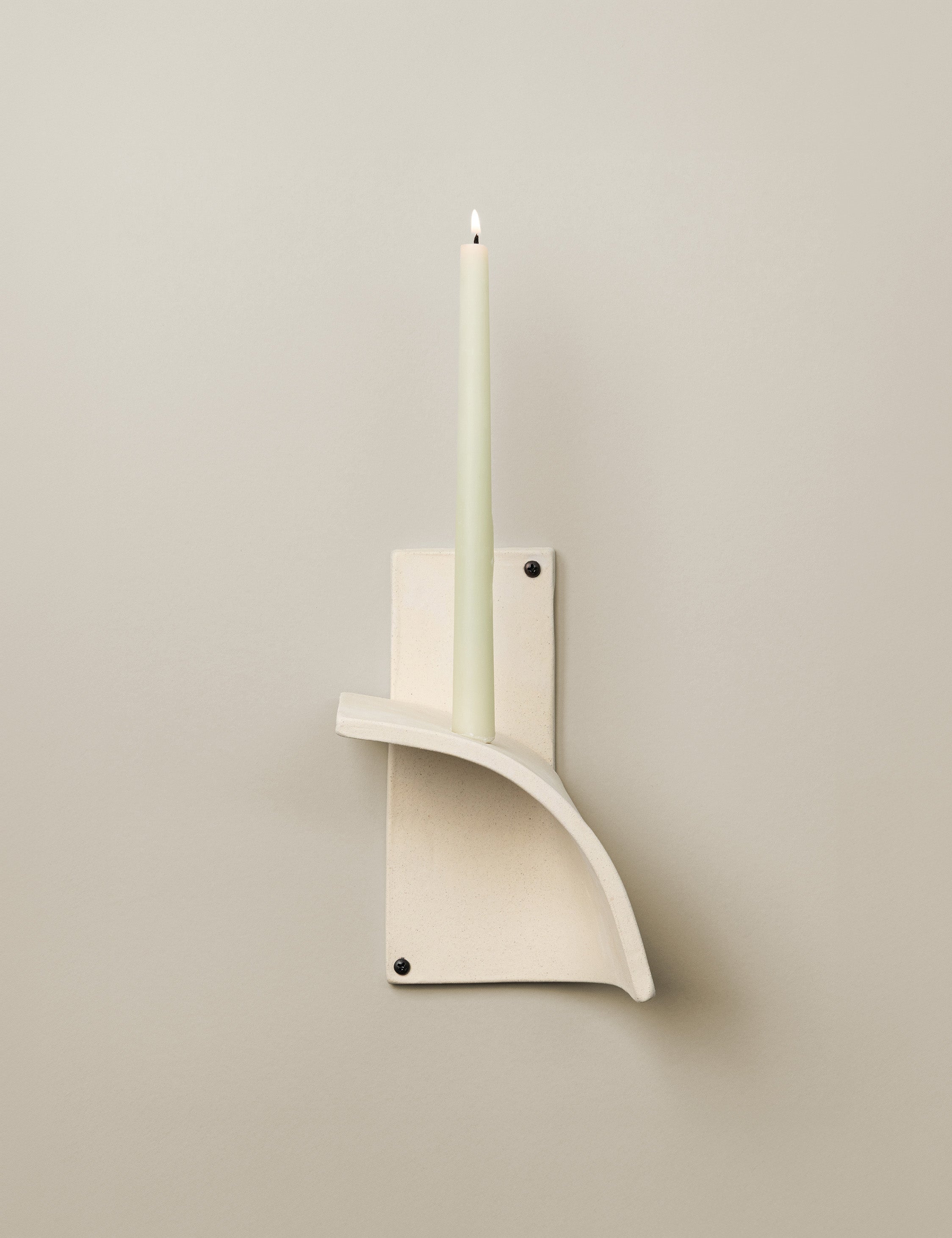 Lulu and Georgia Kahn Candle Sconce by SIN – Bone