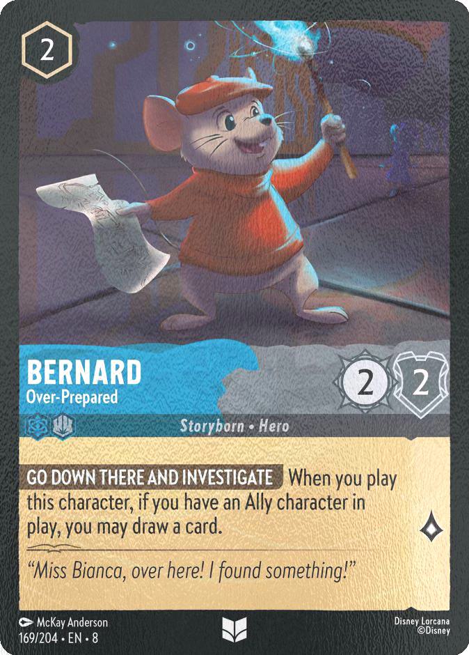 Lorcana Bernard - Over Prepared - 169/204 [Reign of Jafar] [Cold Foil]
