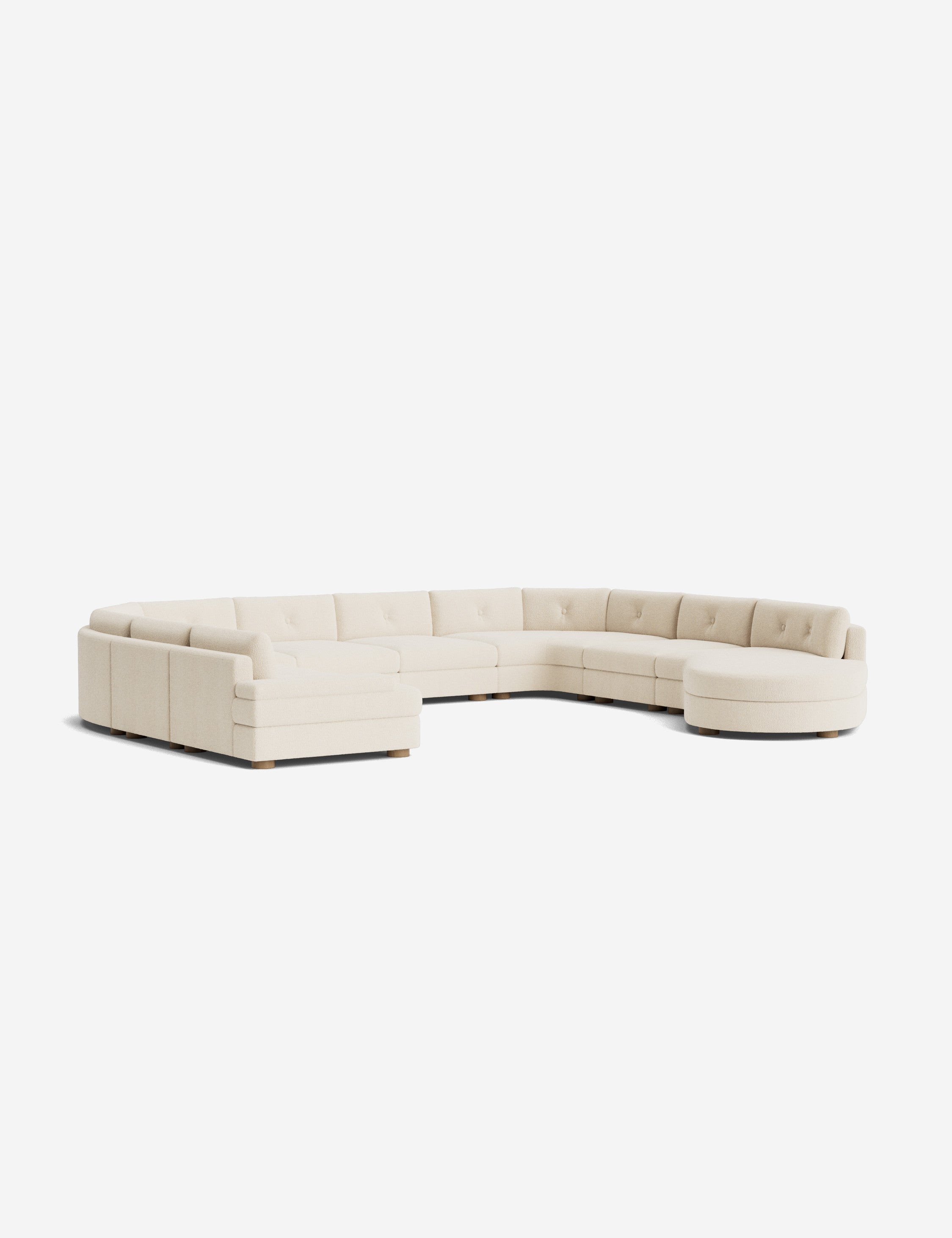Lulu and Georgia Hill Modular U-Shaped Sectional Sofa - view 28