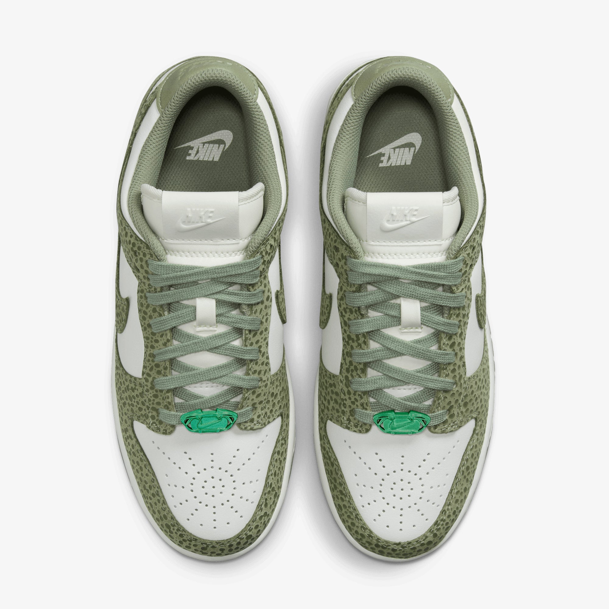 Nike | Dunk Low Premium { Oil Green/oil Green-treeline-sail - view 2