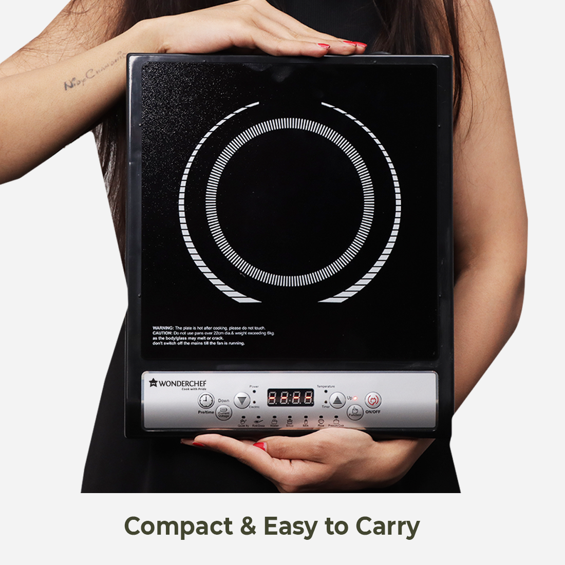Wonderchef Torino Induction Cooktop with 11 Pre-set Cooking Menus|2000 Watt - view 10