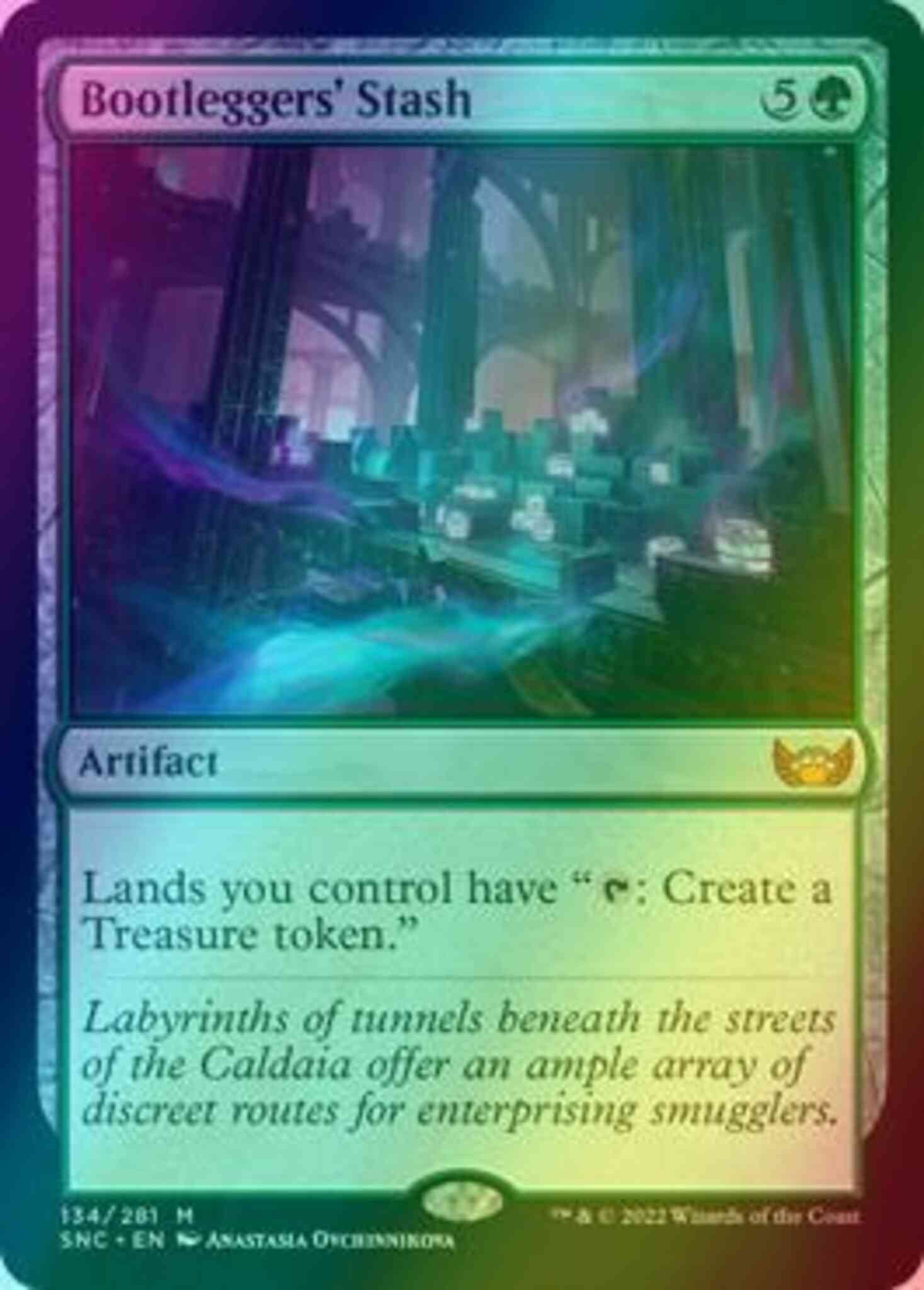 Stash 134 streets – Magic Bootleggers' Stash [134] [Streets of New Capenna] [Foil]
