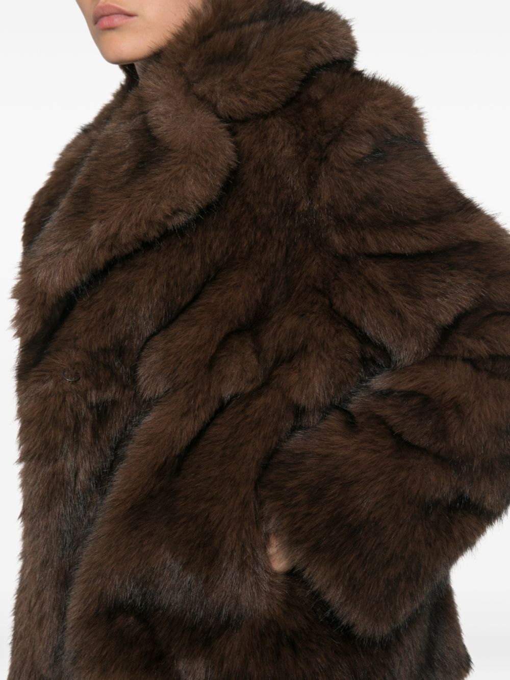 Ermanno Scervino Jackets BROWN – Outer: Polyester 100% - view 2