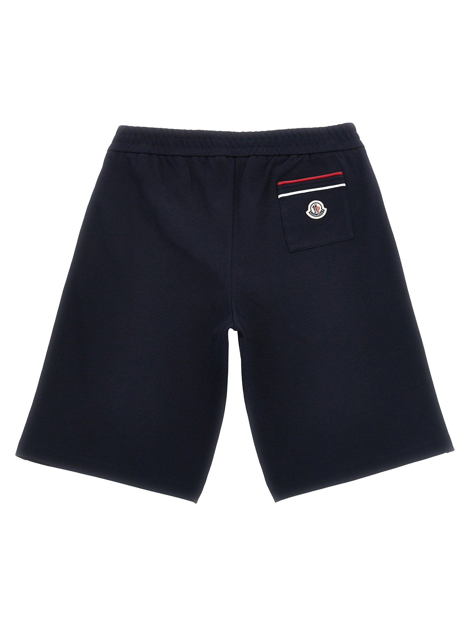 Moncler Enfant Tricolor Bermuda Shorts – 100% cotton - view 2