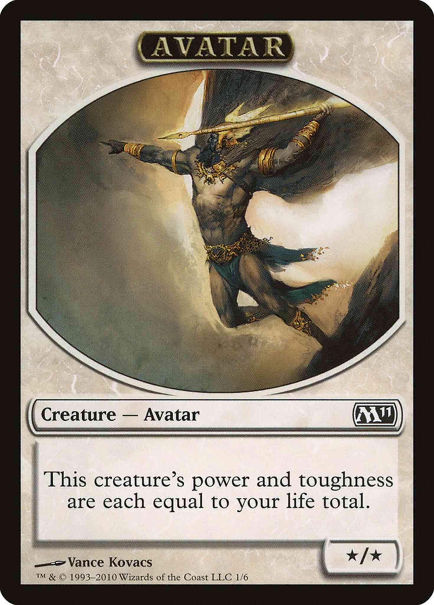 Token 01 magic – Avatar Token [01] [Magic 2011 Tokens] [Non-Foil]