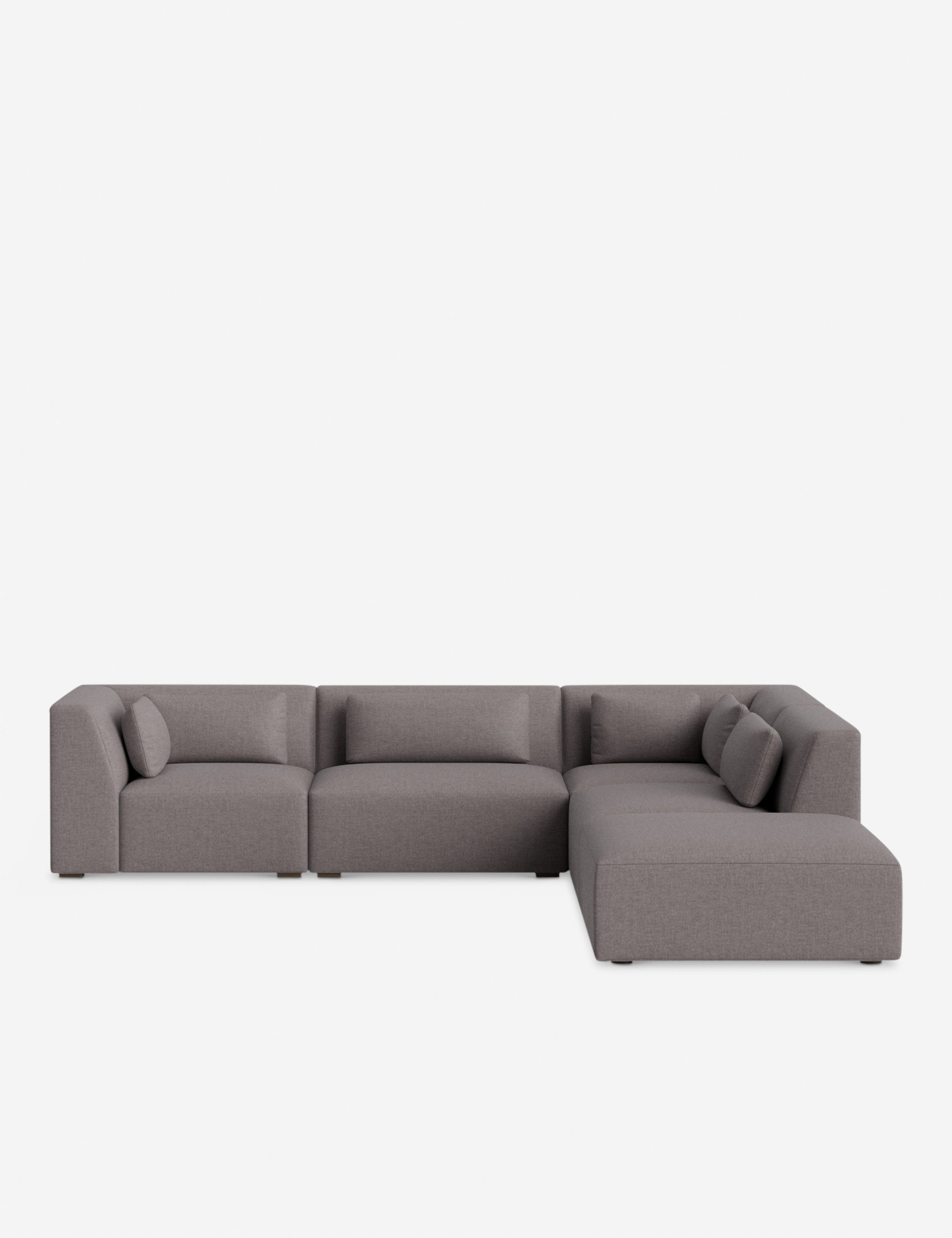 Lulu and Georgia Koh Modular Sectional Sofa With Ottoman - view 22