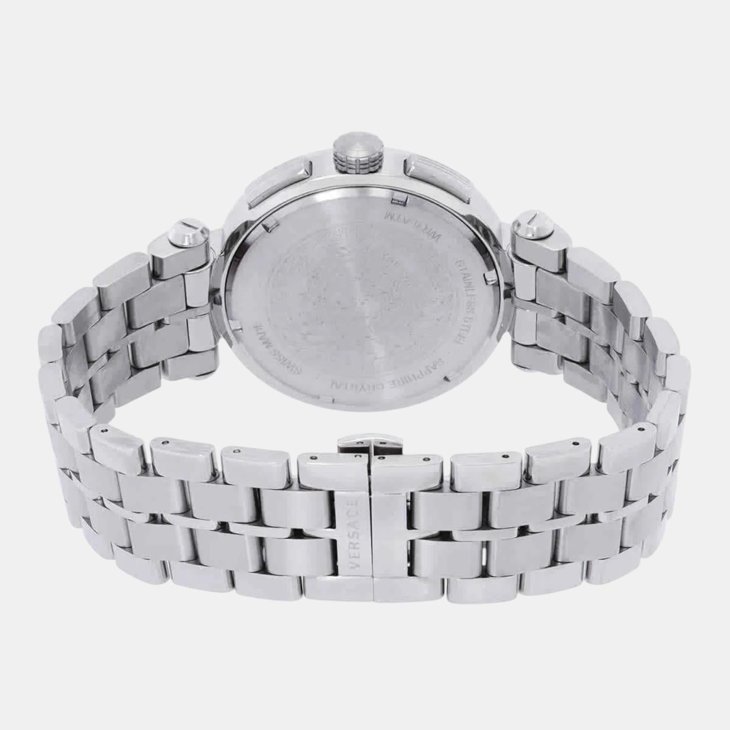 Versace Aion Men Quartz White Dial Chronograph Stainless Steel Watch VE1D01823 - view 3