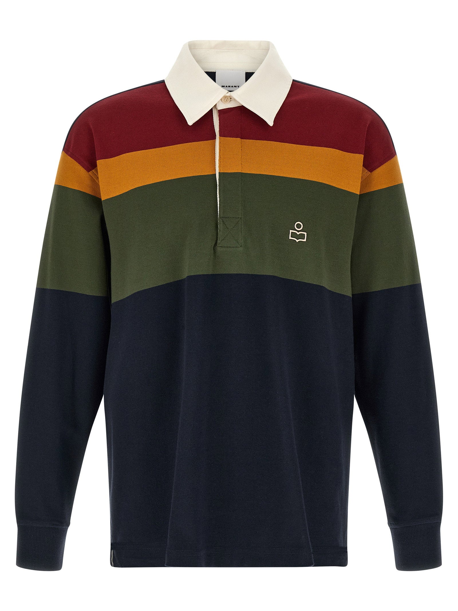Marant Color Block Brandon Polo Shirt – 100% cotton