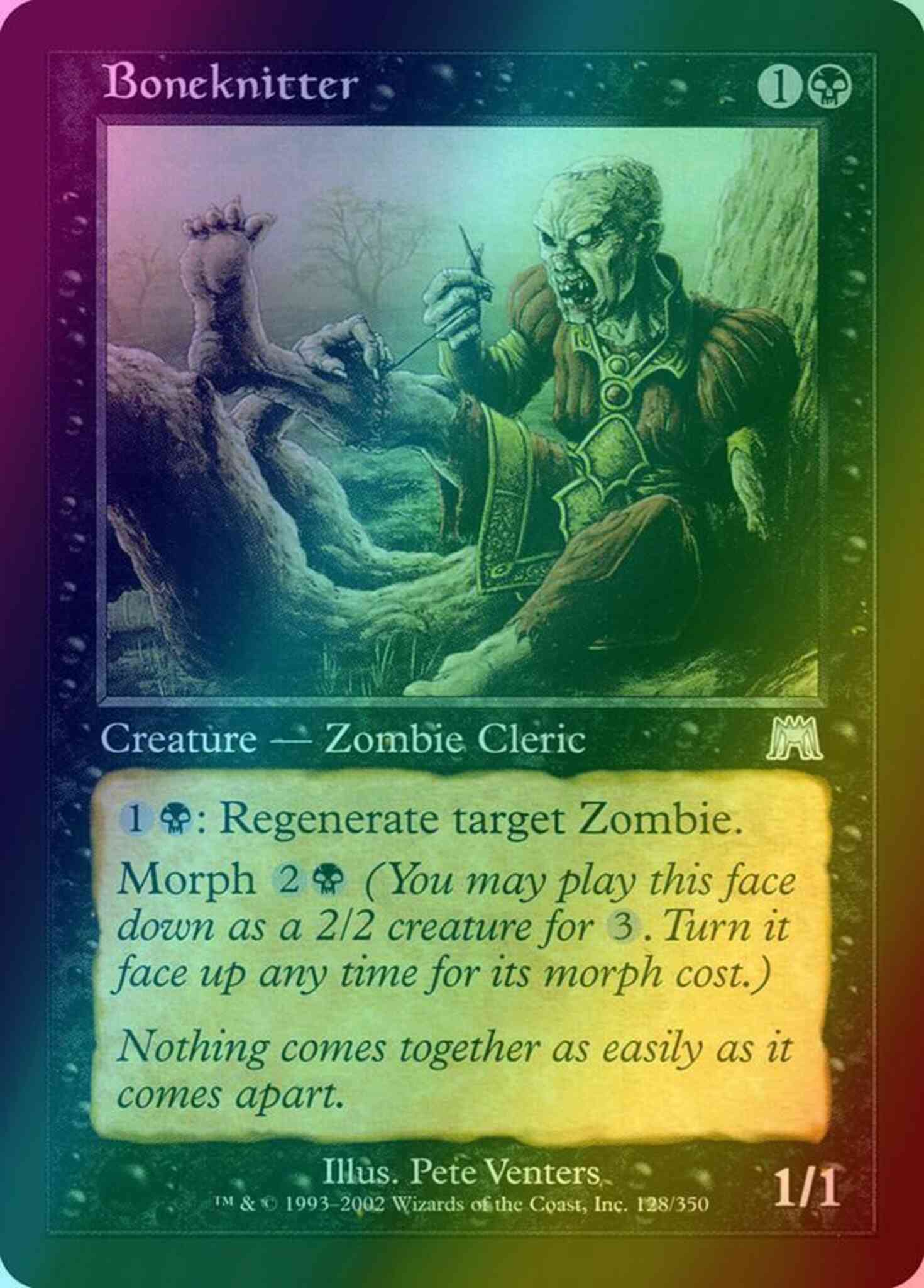 Boneknitter 128 onslaught – Magic Boneknitter [128] [Onslaught] [Foil]