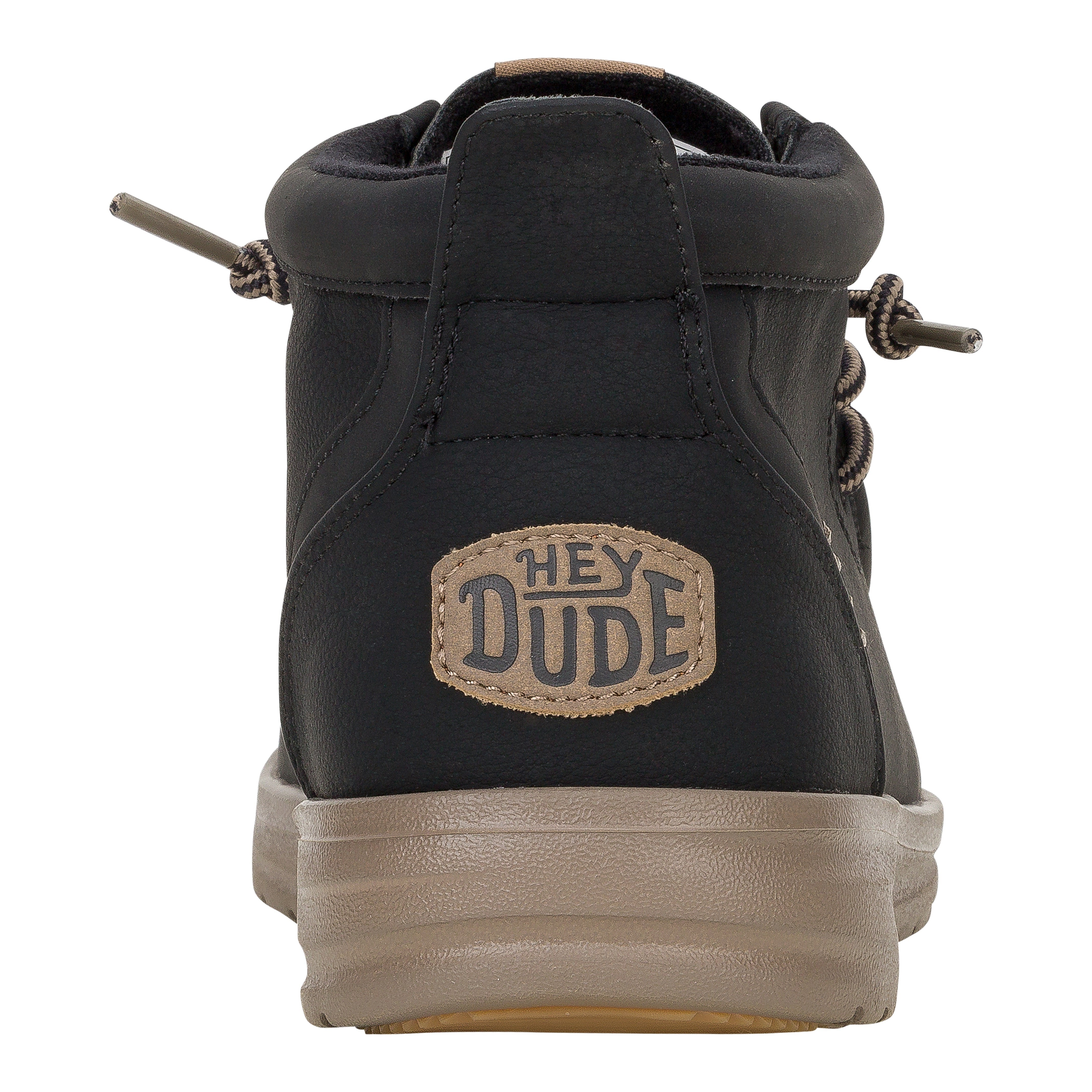 HEYDUDE shoes Wally Mid Gripr Classic - Black/Walnut - view 5
