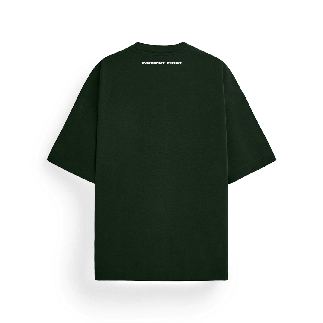 Instinct First Oversized T-Shirt - Safari Kombu - view 2