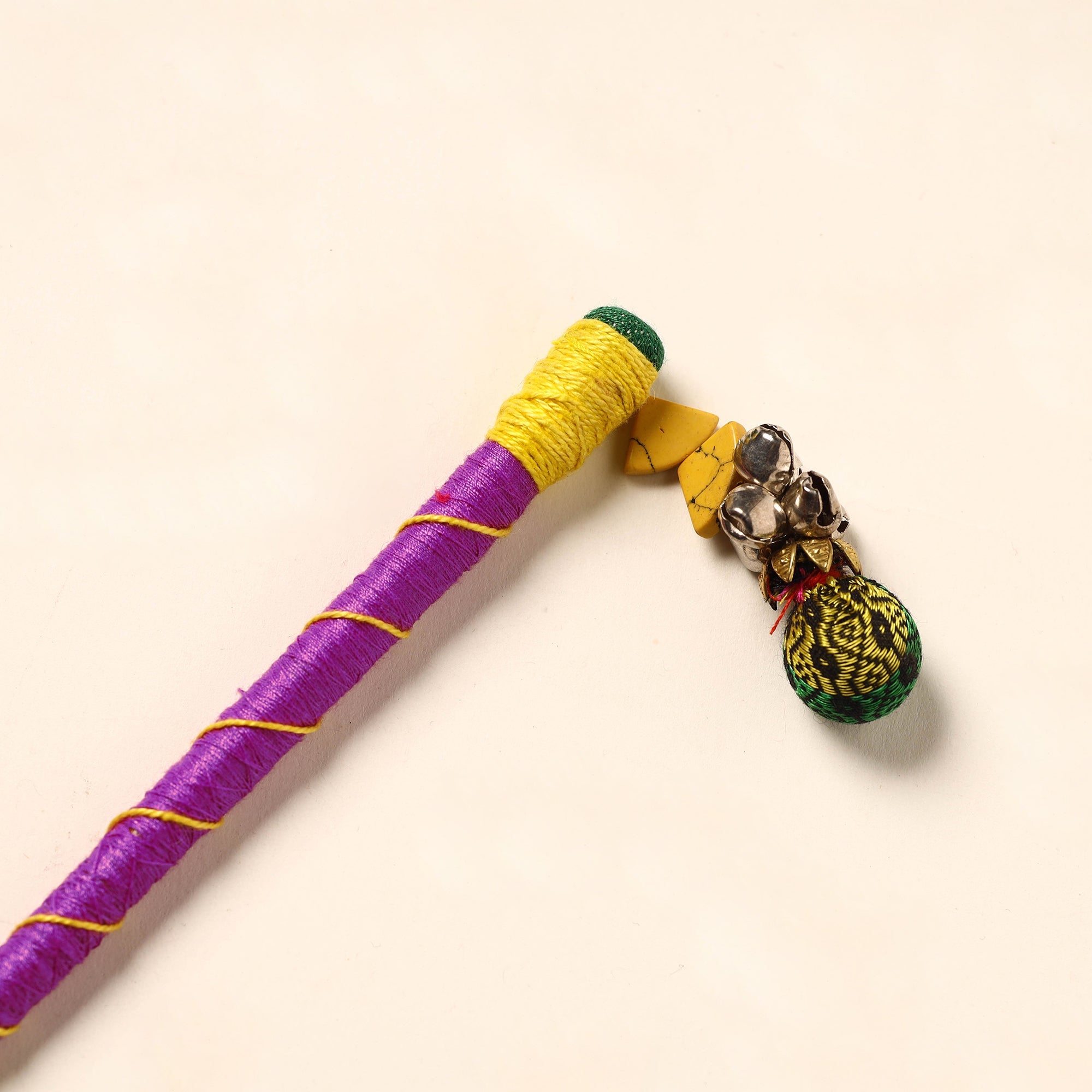 JALPARI Handmade Crochet Wooden Juda Stick 17 - view 2