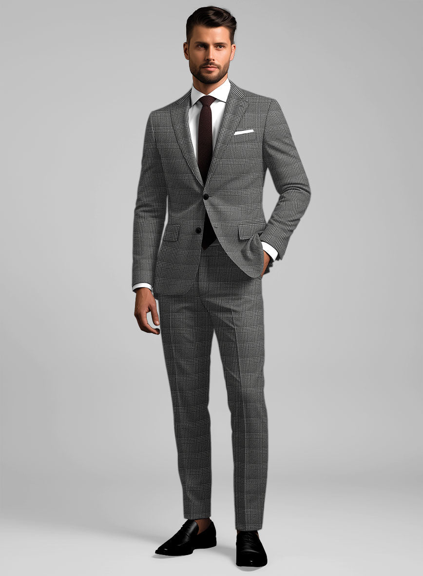 StudioSuits Reda Azelo Gray Checks Wool Suit - view 2