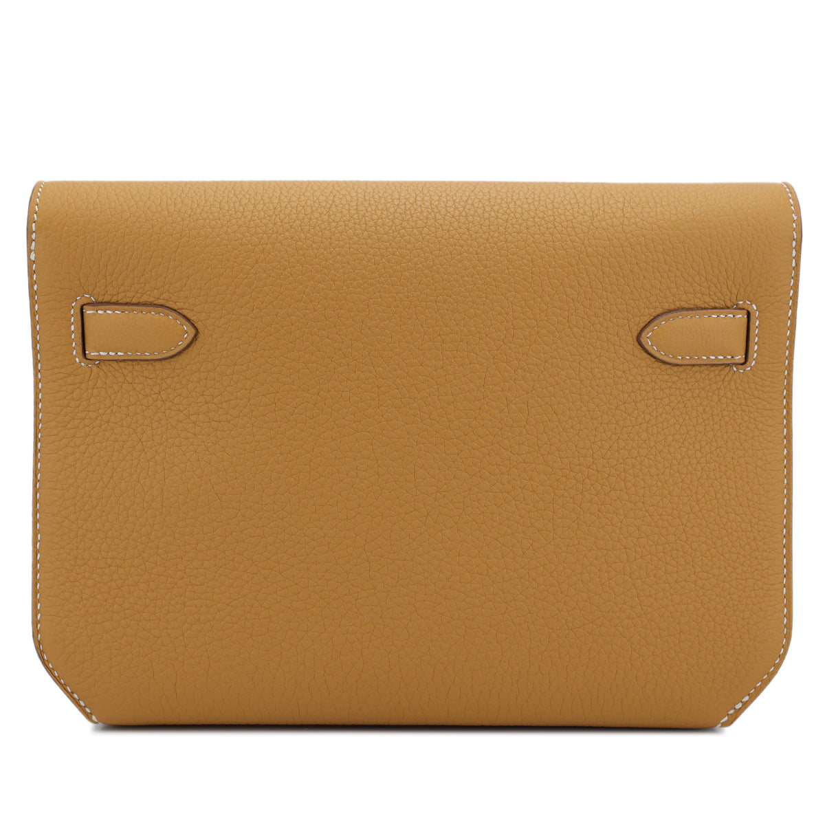 Cop Underdog HERMÈS Kelly depeches 25 Natural Sable (21) Togo Palladium hardware - view 2