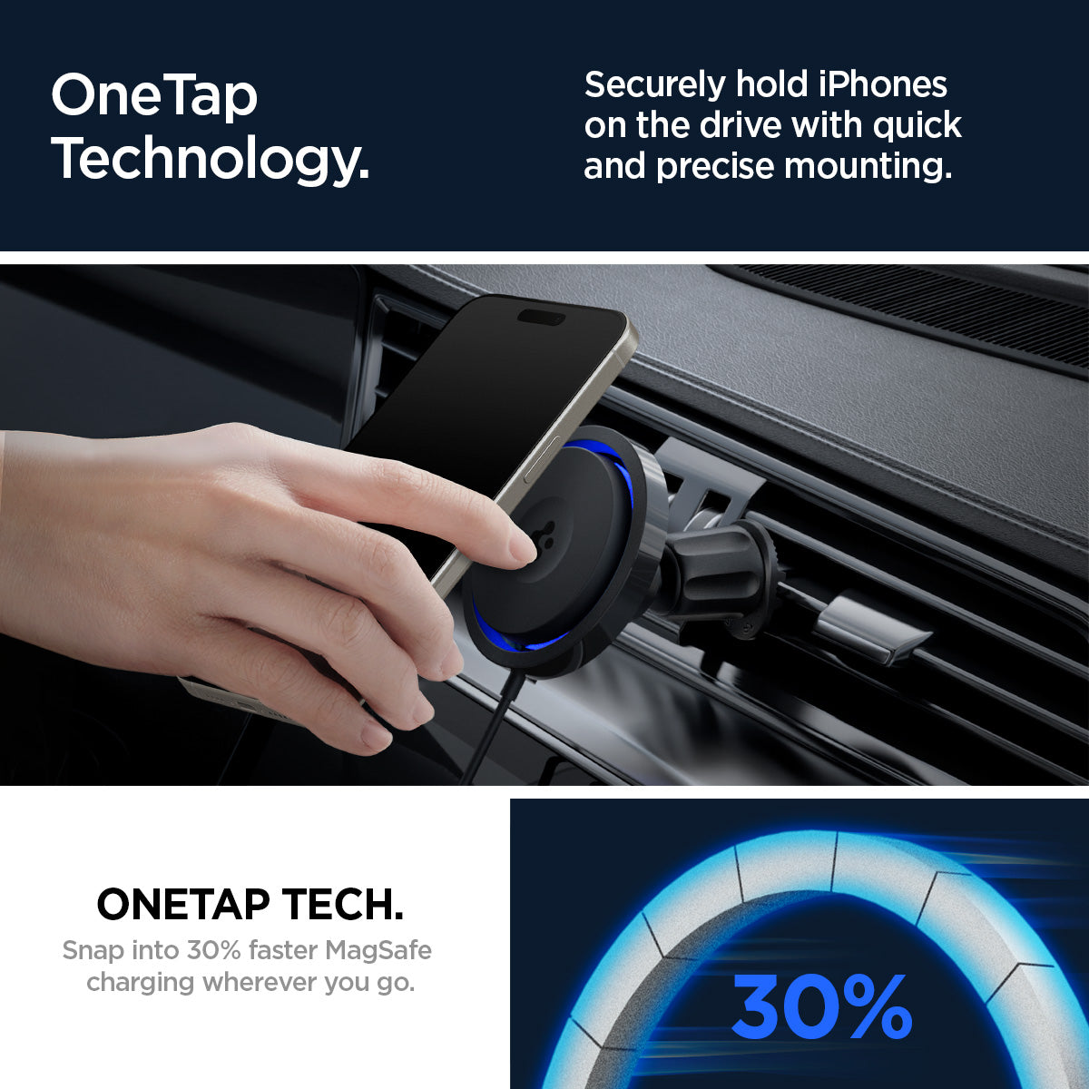 Accessories OneTap Pro 3 CryoMax™ Hook Car Mount | ITS13WC (MagFit) - view 9