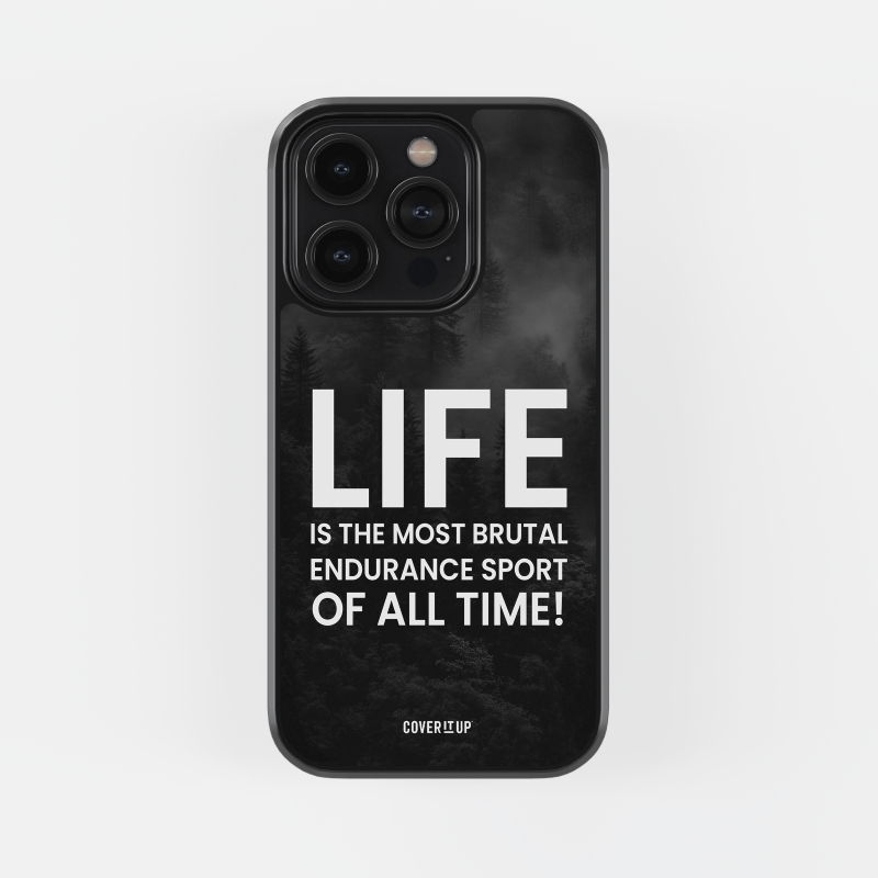 Cover It Up Life Is The Most Brutal Glass Case