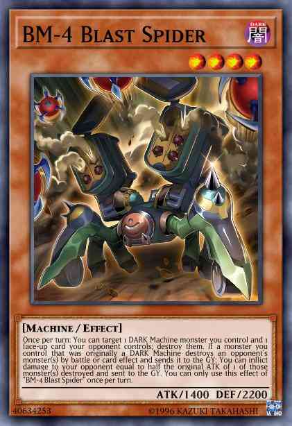 Yu-Gi-Oh! BM-4 Blast Spider - LED2-EN014 - Rare - 1st Edition