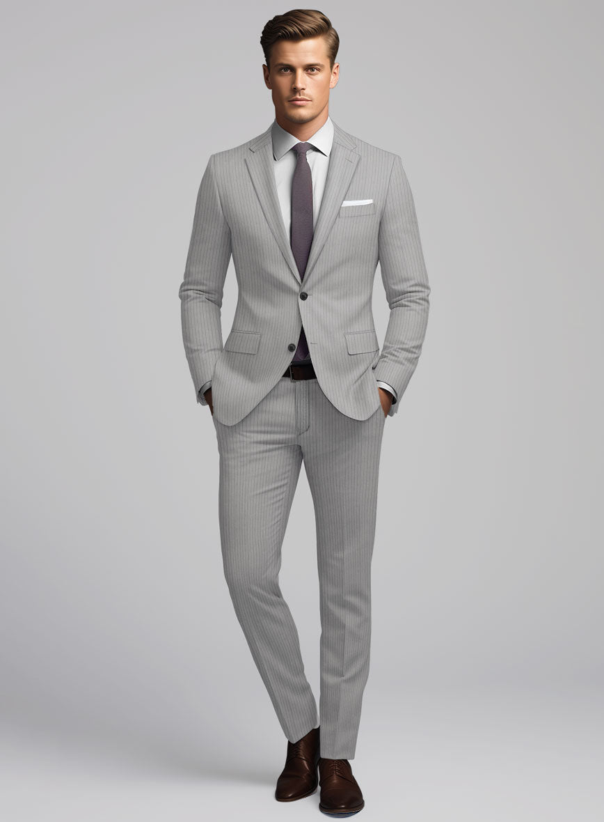 StudioSuits Reda Tibaro Gray Stripe Wool Suit - view 2