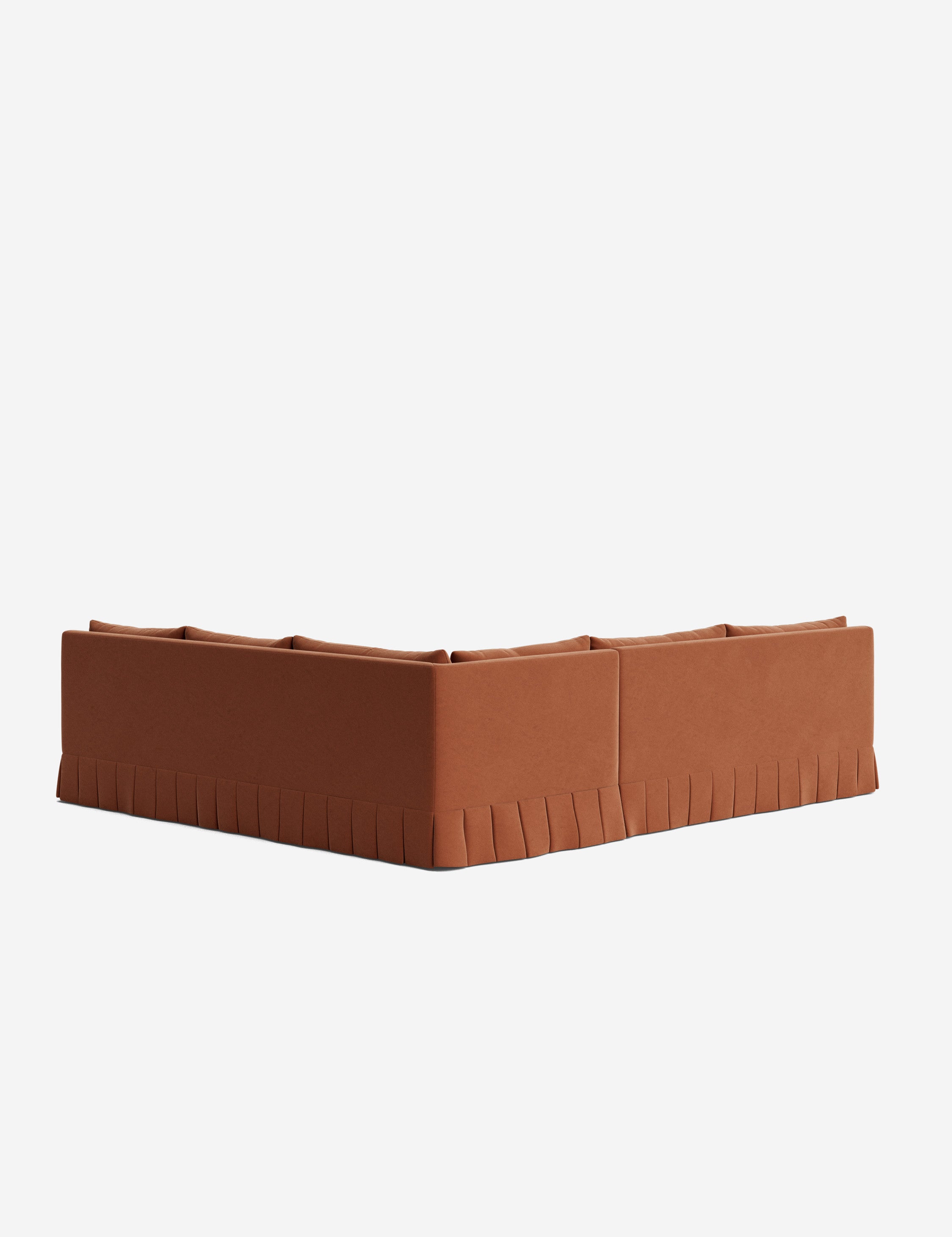 Lulu and Georgia Portola Luxe Depth Pleated Corner Sectional Sofa - view 191