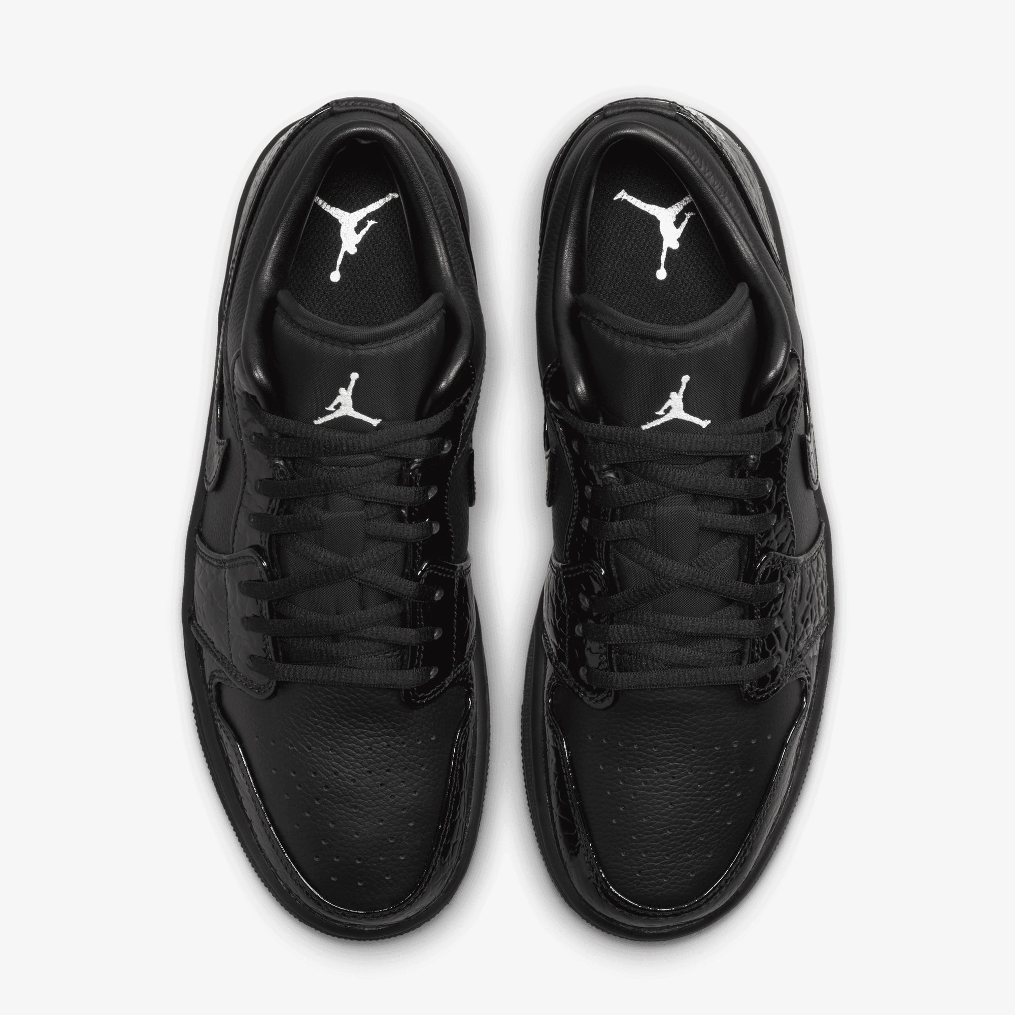 Jordan | Air Jordan 1 Low Se { Black/black-white-metallic Silver - view 2