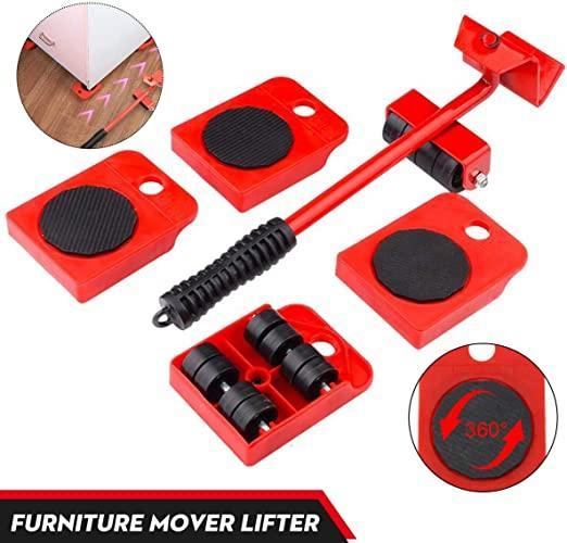 Roposo Clout Furniture Lifter -Furniture Lifter Mover Tool Set Heavy Duty Furniture Shifting Lifting Moving Tool with Wheel Pads - view 2