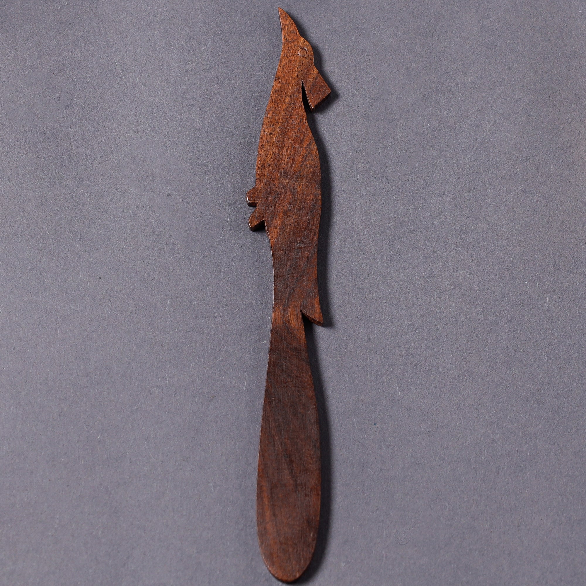 ITOKRI CRAFTS INITIATIVE Bijnor Hand Carved Sheesham Wood Bookmark - view 2