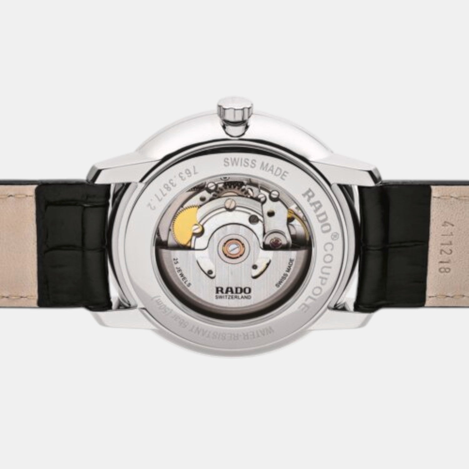Rado Coupole Men Automatic White Dial Analog Leather Watch R22876015 - view 3