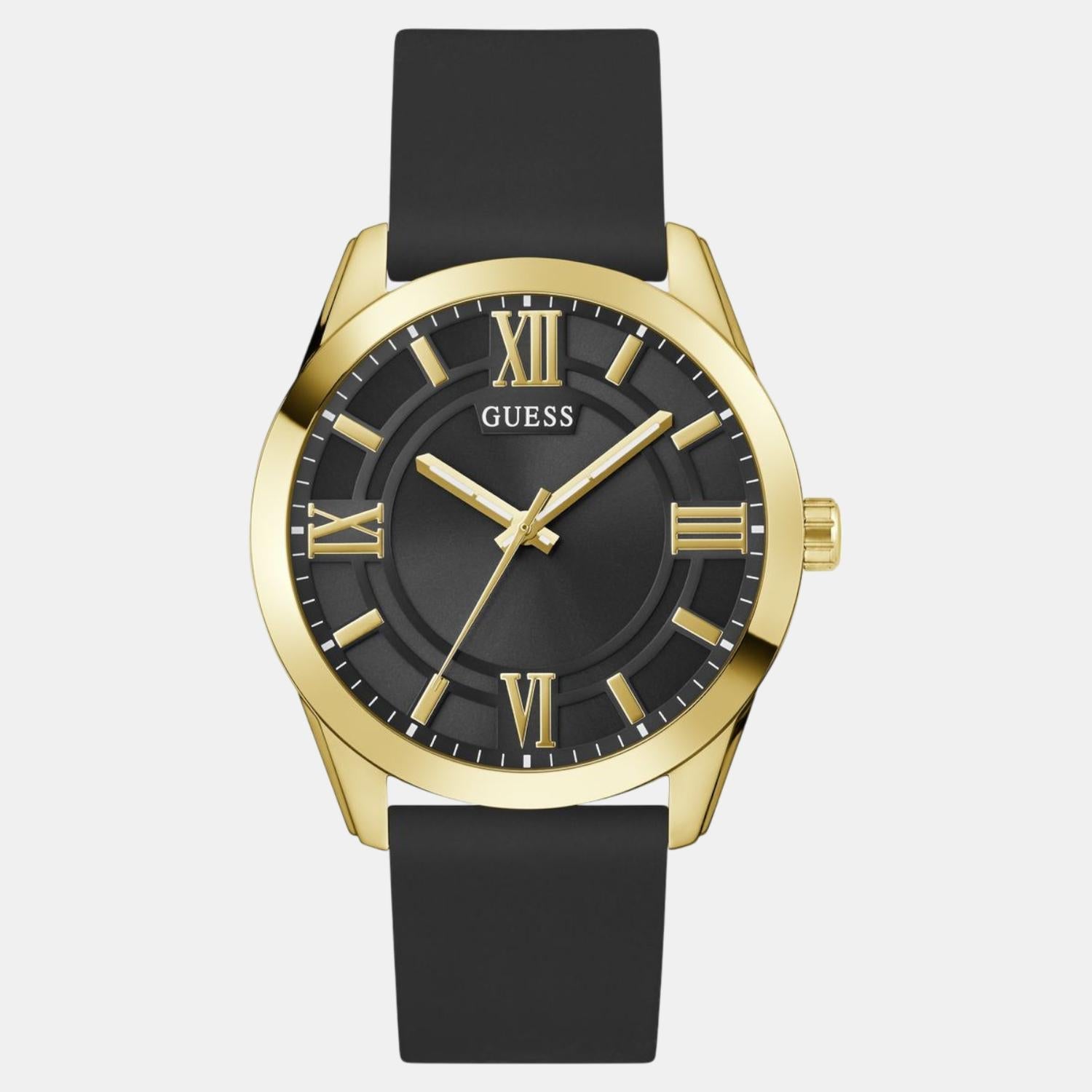 Guess Dress Men Quartz Black Dial Analog Silicone Watch GW0894G2 - view 2