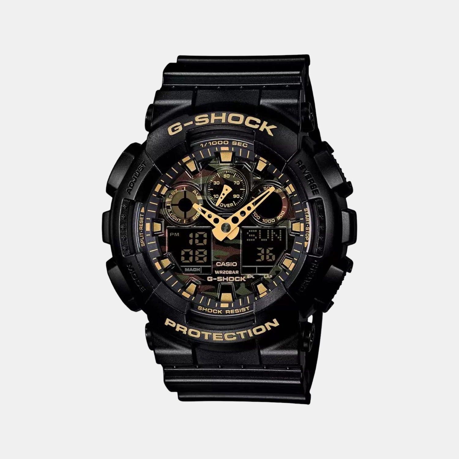 Casio G-Shock Men Quartz Black Dial Analog-Digital Resin Watch G519