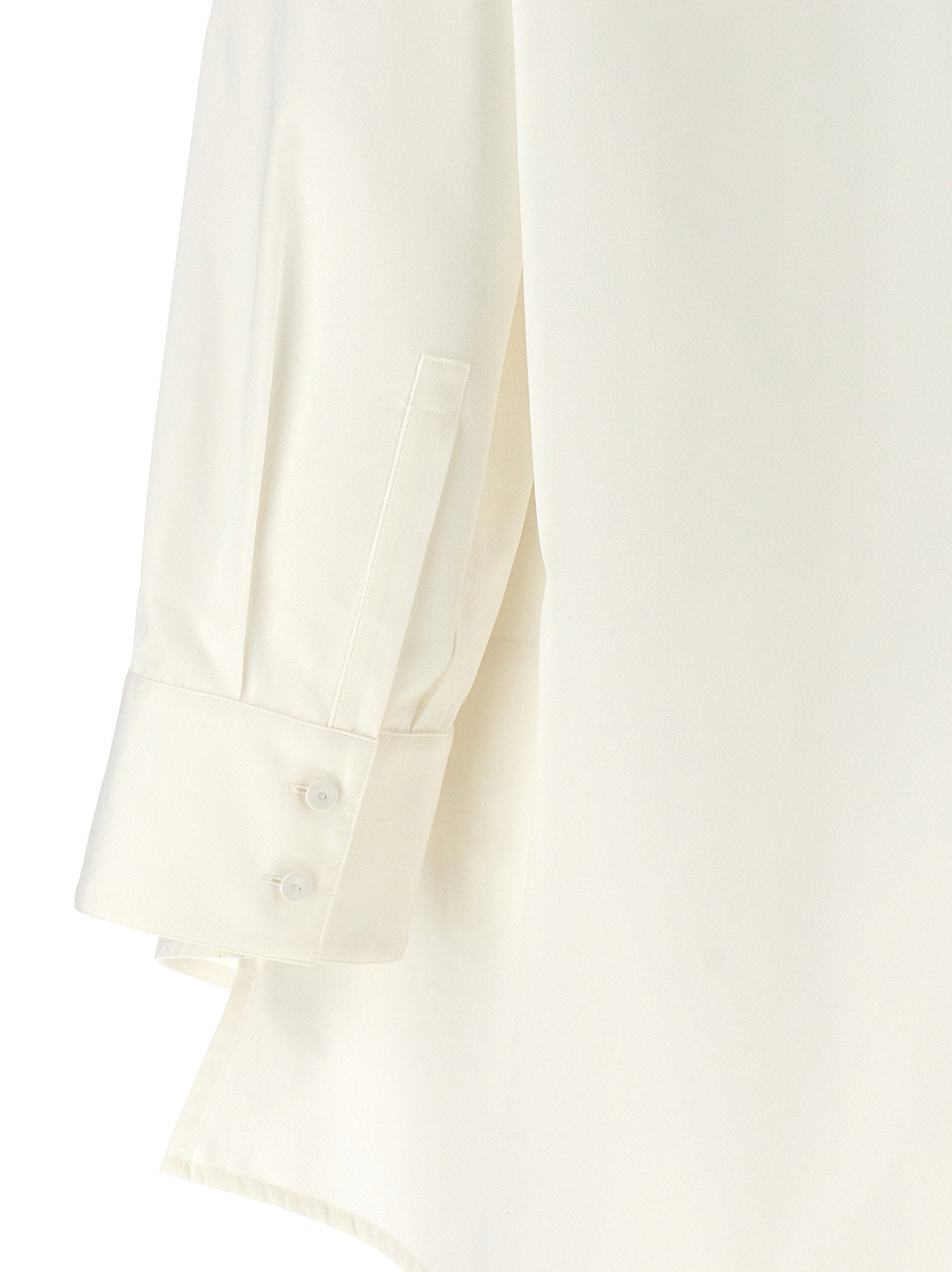 Jil Sander Cut-out Armhole Shirt – 86% cotton, 14% silk - view 4