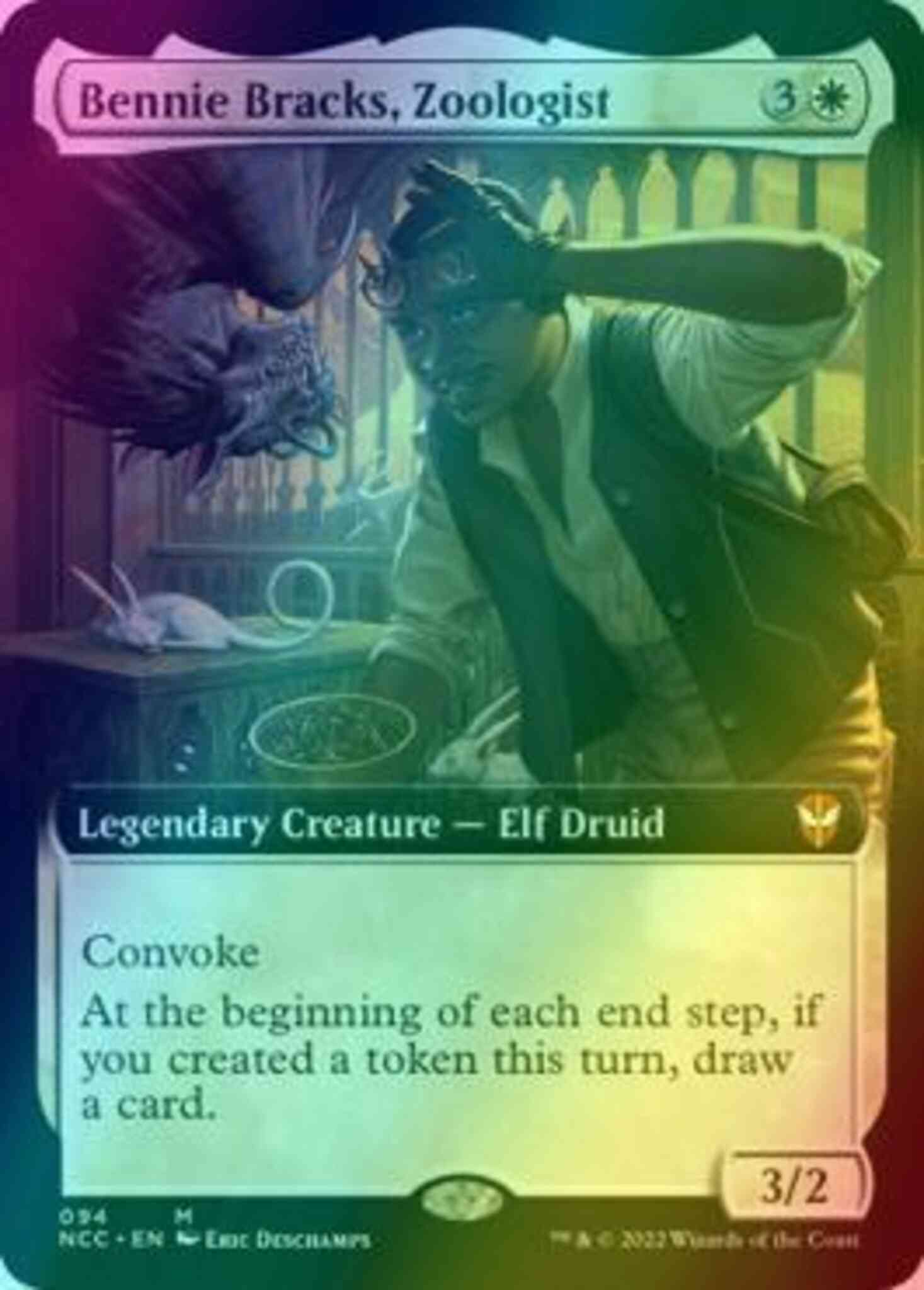 Bennie bracks zoologist – Magic Bennie Bracks, Zoologist [94] [Extended Art] [Streets of New Capenna: Commander] [Foil]