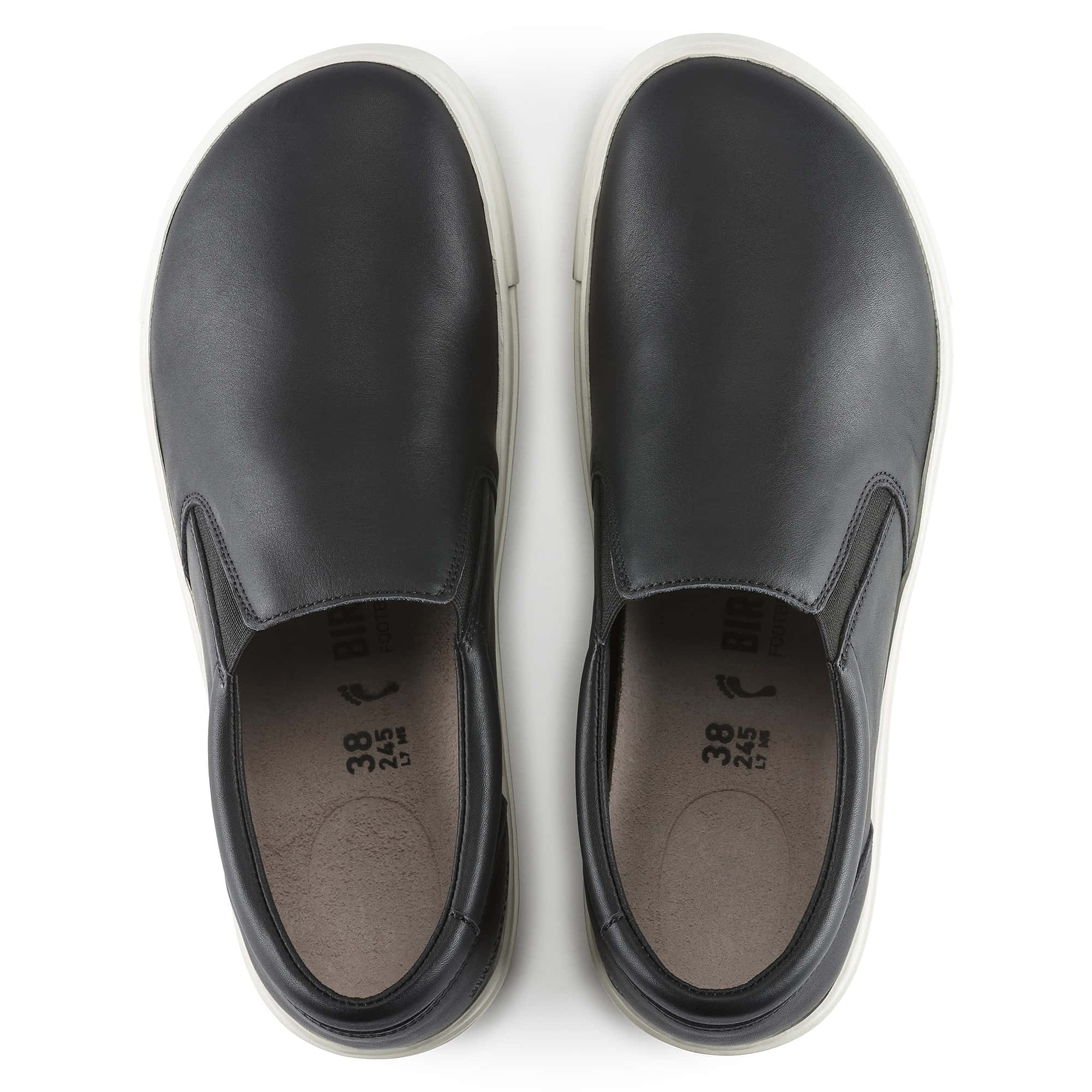 Birkenstock Oswego Natural Leather – Black Black - view 2