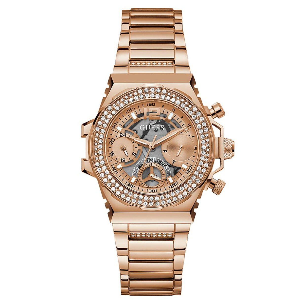 Guess Fusion Rose Gold Dial Women 34mm - view 4