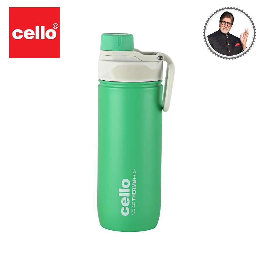 Cello Pop Hot & Cold Stainless Steel Kids Water Bottle, 600ml - view 62