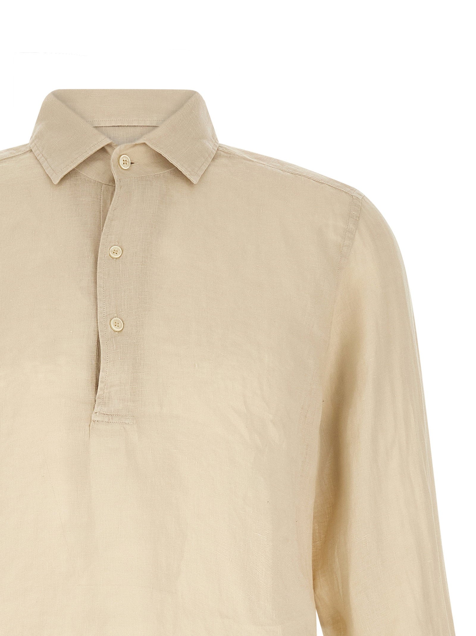 Mc2 Saint Barth Raphael Polo Shirt – 100% linen - view 3