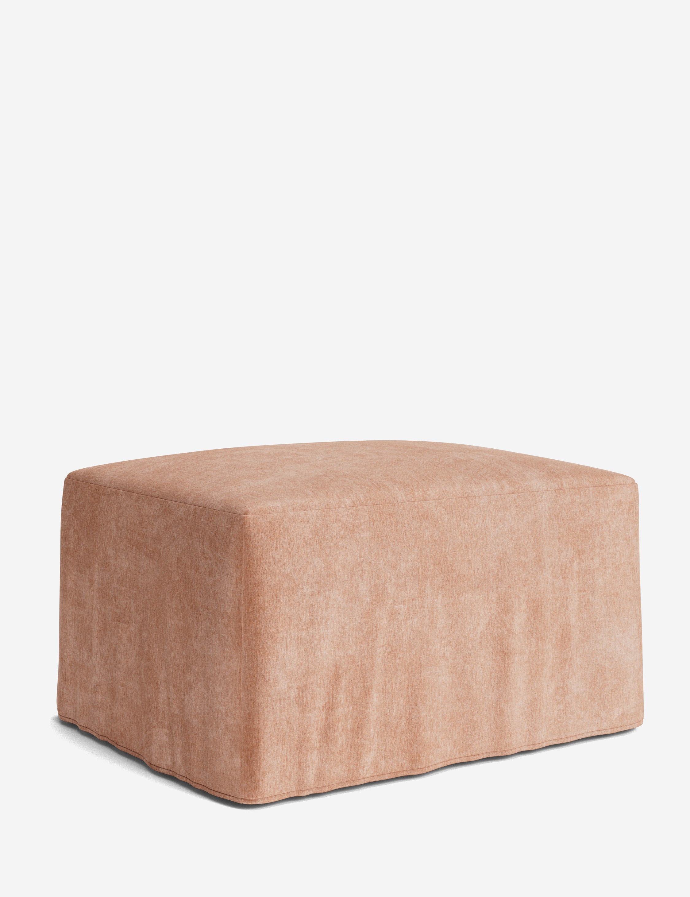 Lulu and Georgia Portola Slipcover Ottoman - view 61