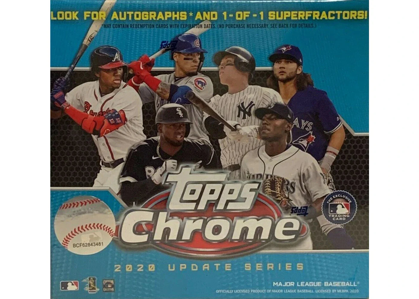 2020 Topps Chrome Update Box 2x Lot (white or blue) - view 2