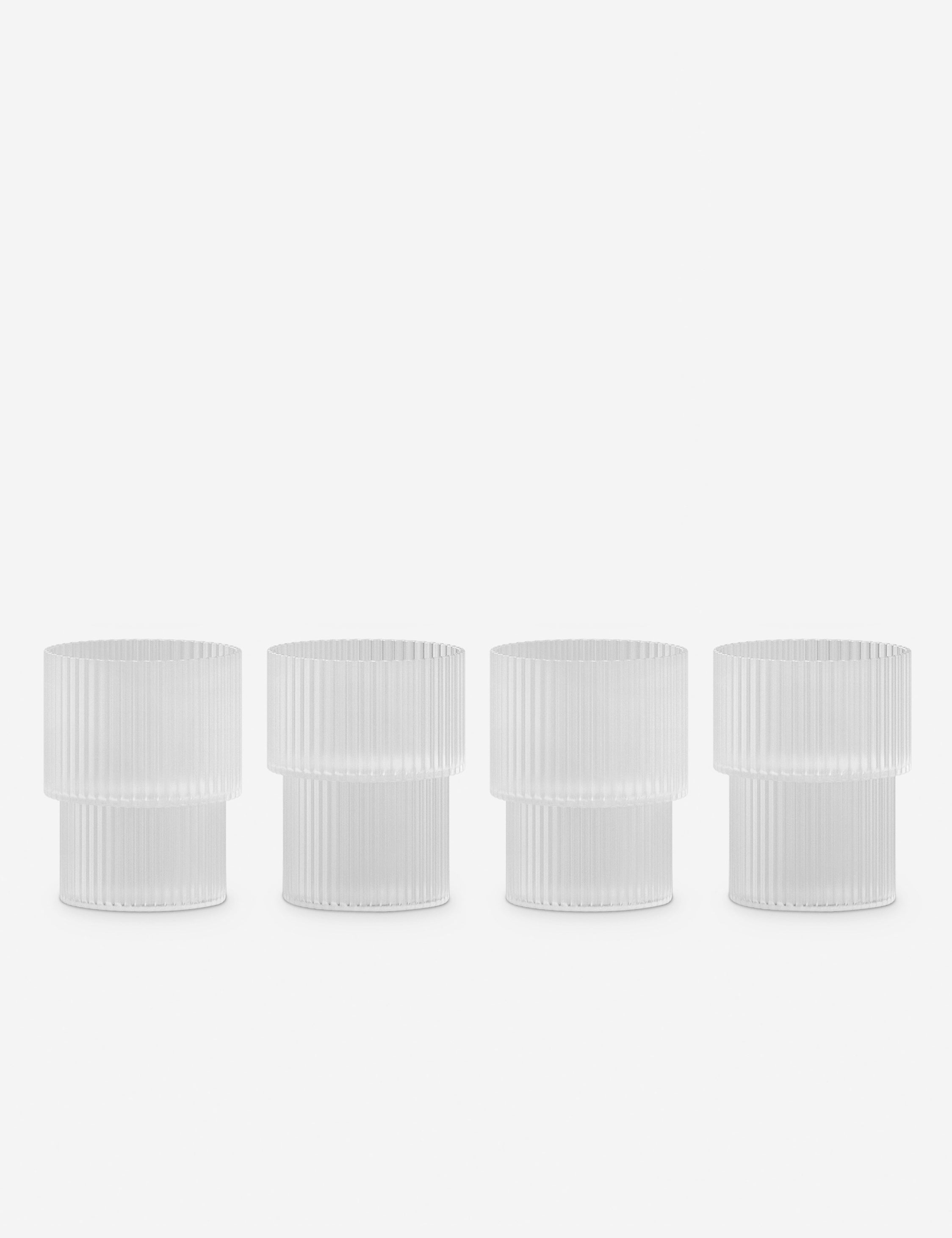 Lulu and Georgia Ripple Glassware by Ferm Living - view 2