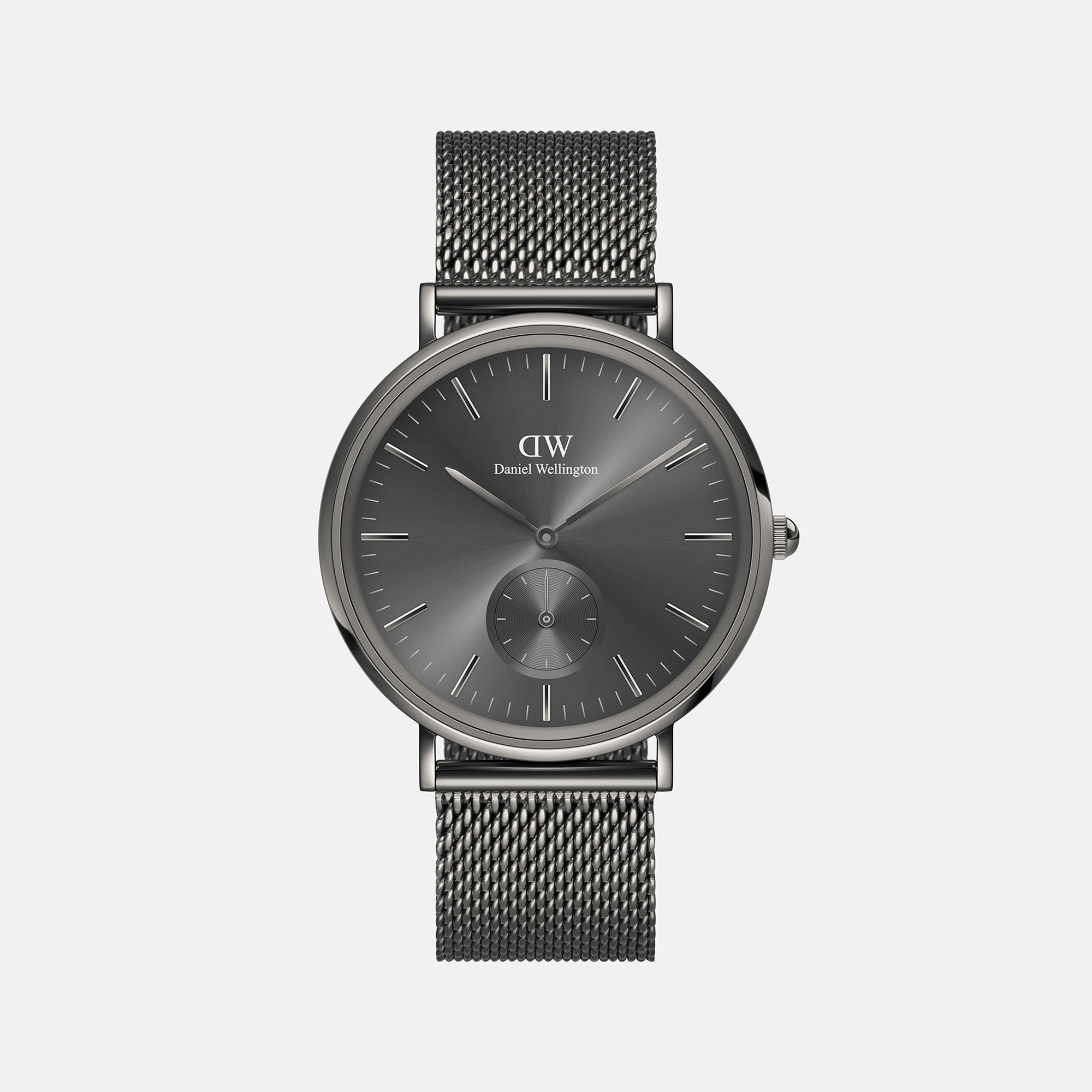 Daniel Wellington Classic Men Quartz Grey Dial Analog Stainless Steel Watch DW00100712K
