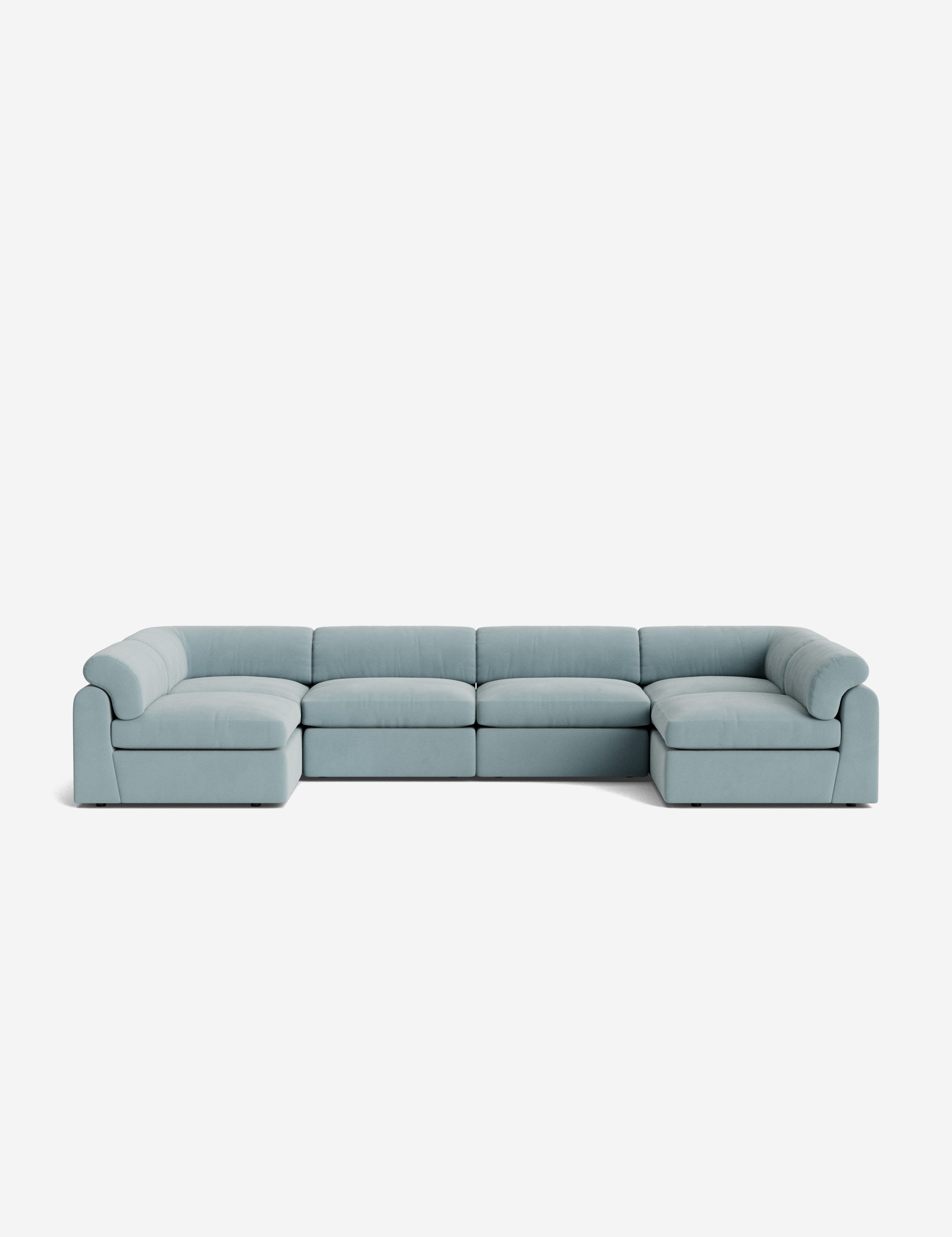 Lulu and Georgia Kingaby Modular U-Shaped Sectional Sofa