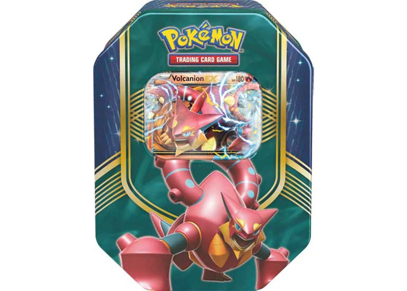 Pokémon 2016 Pokemon TCG Battle Heart Tin Volcanion EX