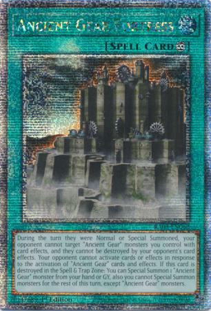 Yu-Gi-Oh! Ancient Gear Fortress - RA03-EN062 - Quarter Century Secret Rare - 1st Edition