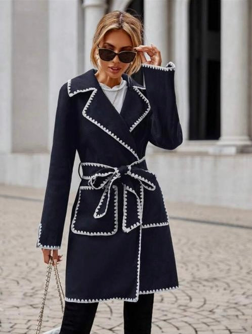 Alamode By Akanksha Ferria Oversized Woolen Long Overcoat